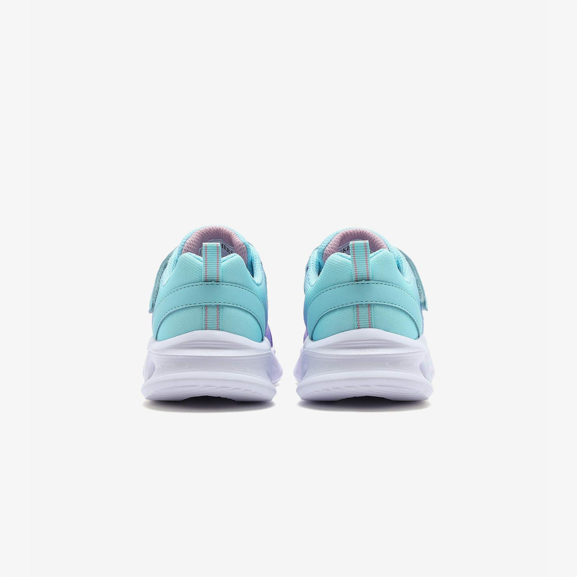 Skechers Sola Glow Ombre Deluxe Çocuk Mor Işıklı Spor Ayakkabı