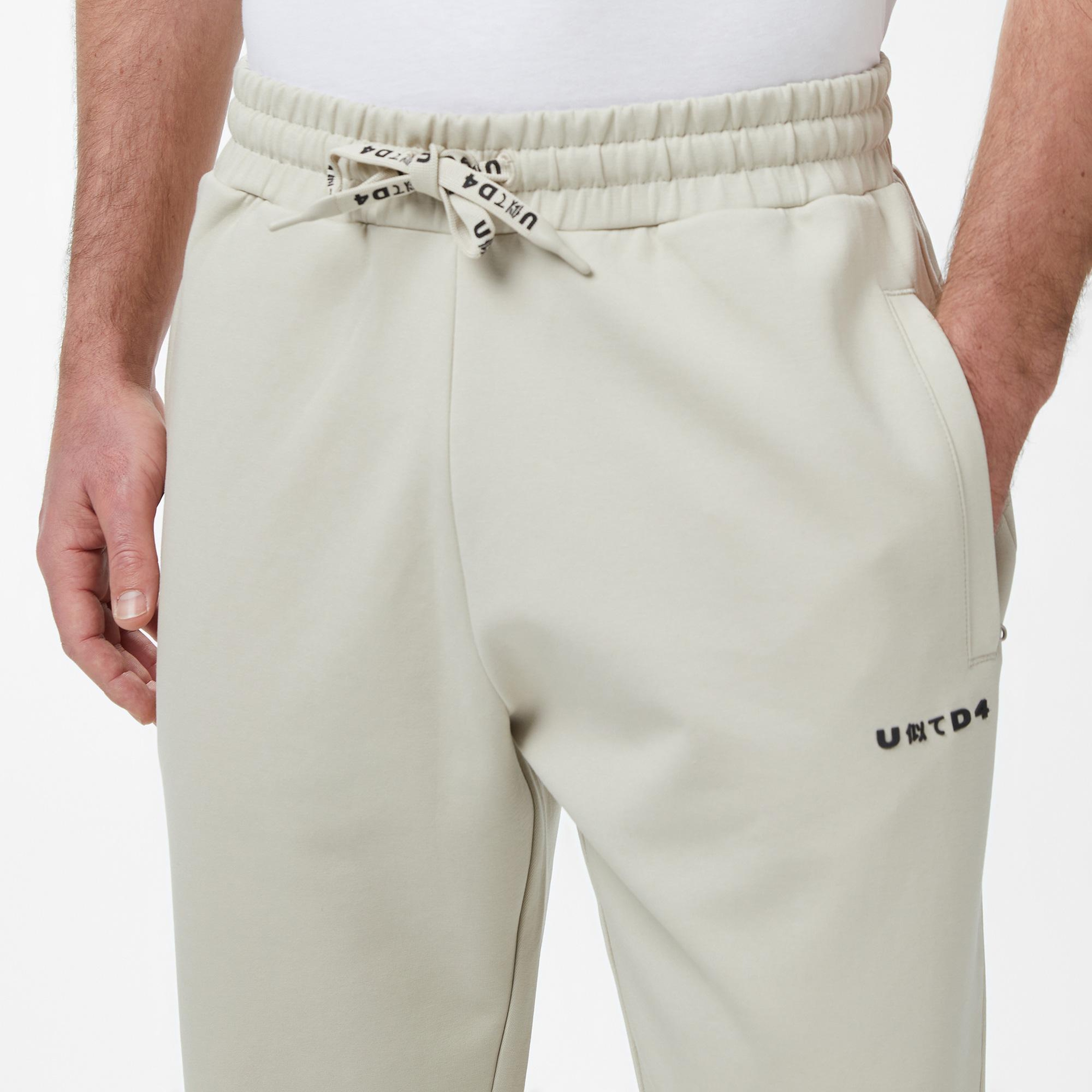 UNITED4 Regular Fit Erkek Krem Eşofman Altı