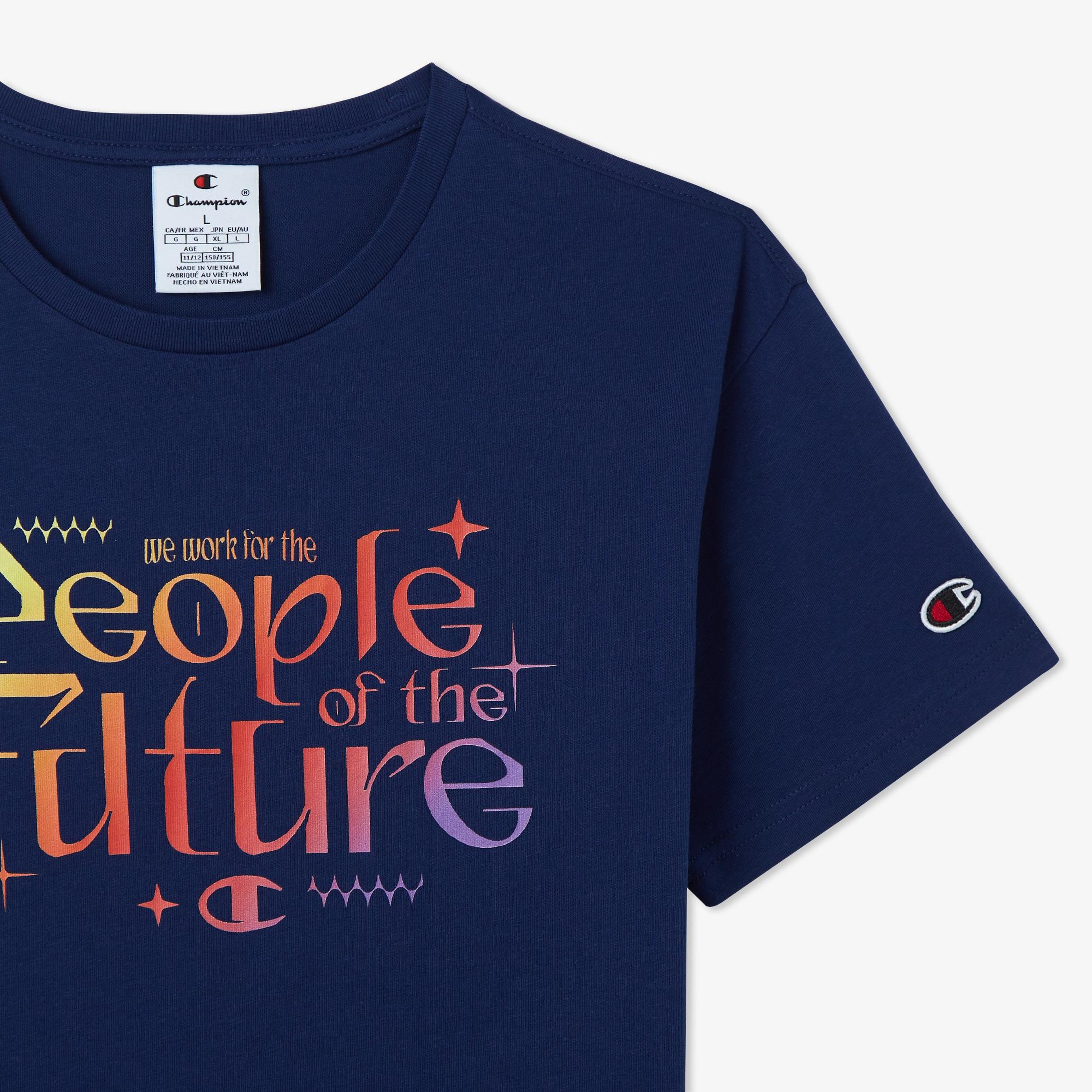 Champion Çocuk Lacivert T-Shirt