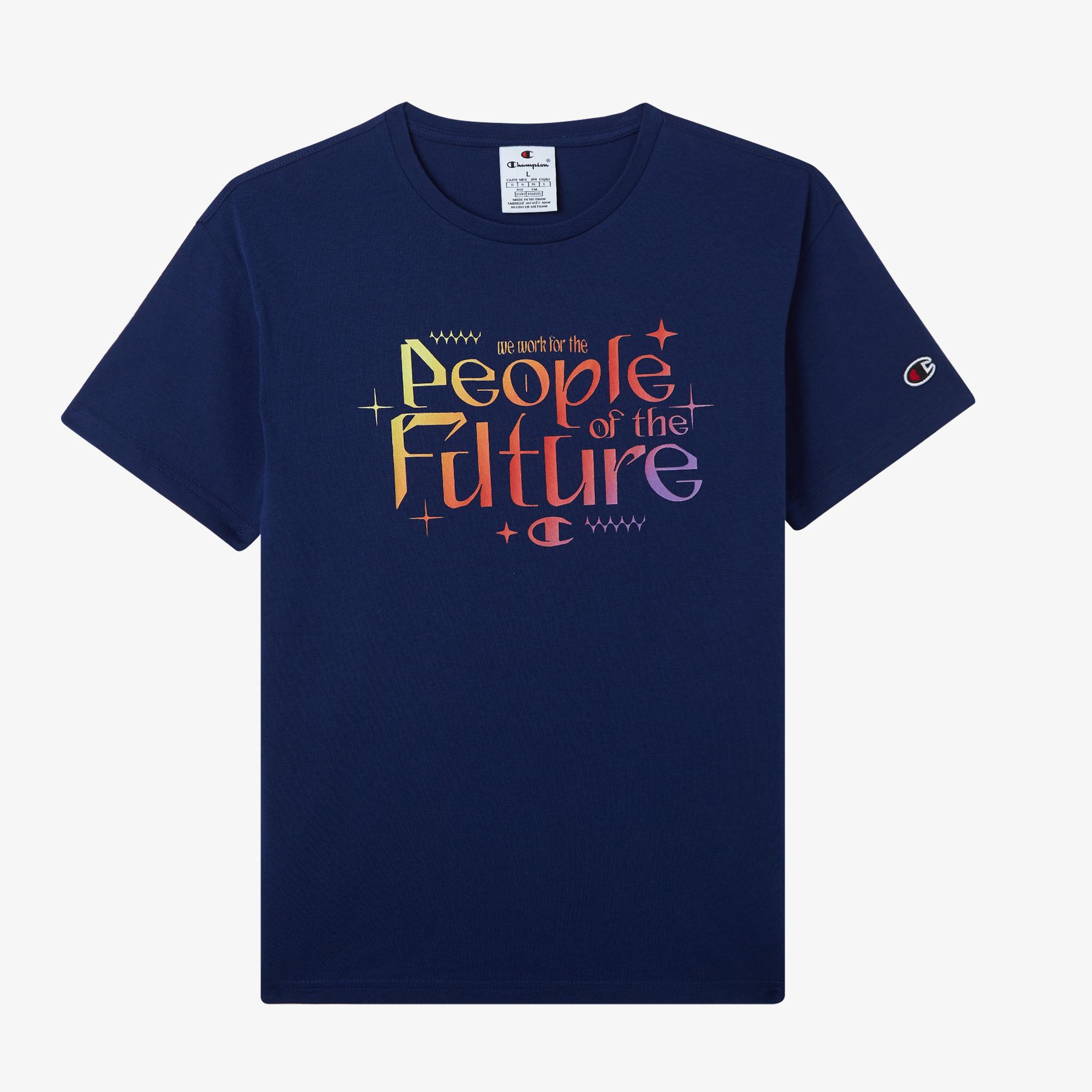 Champion Çocuk Lacivert T-Shirt