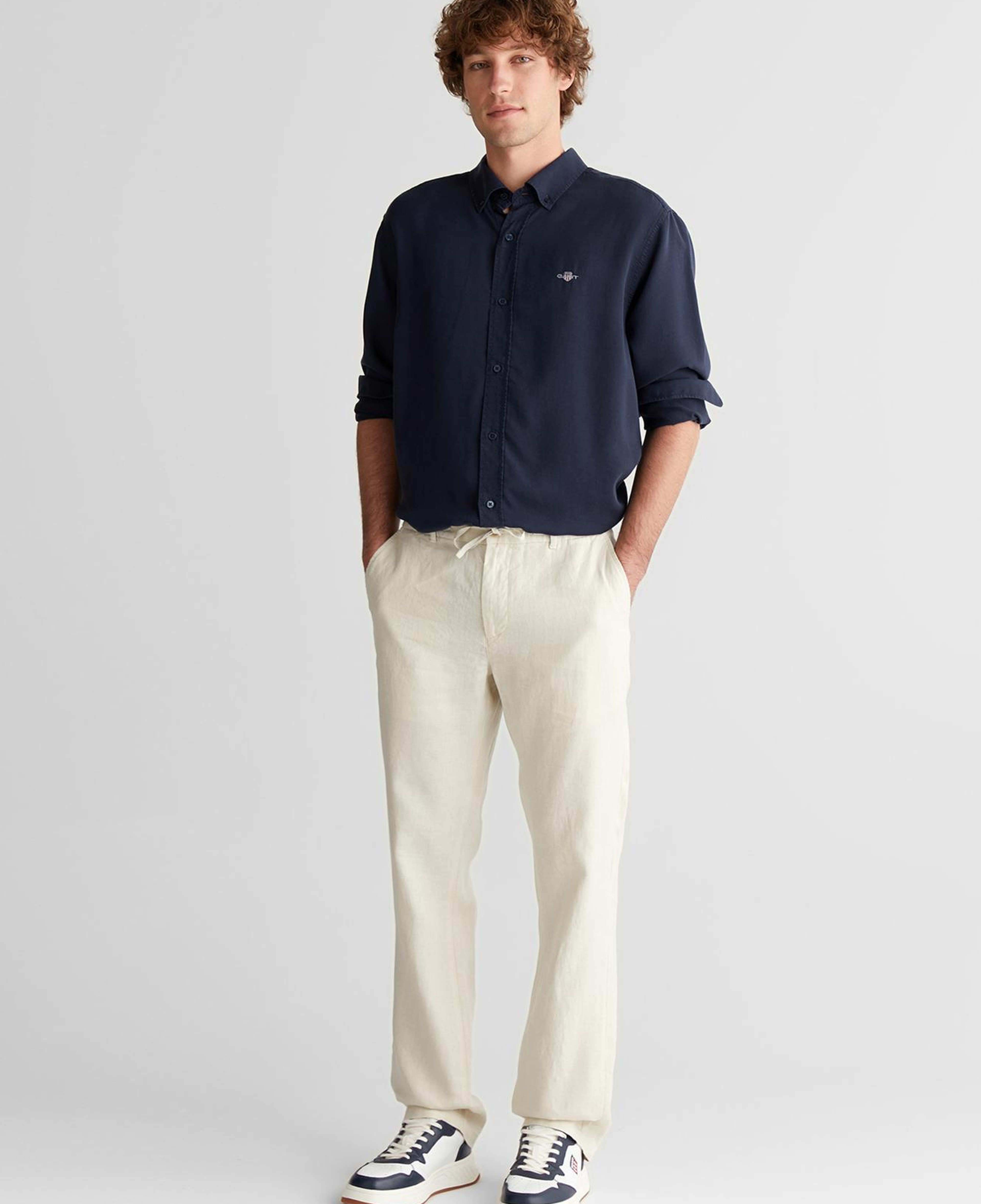 GANT Erkek Lacivert Gömlek