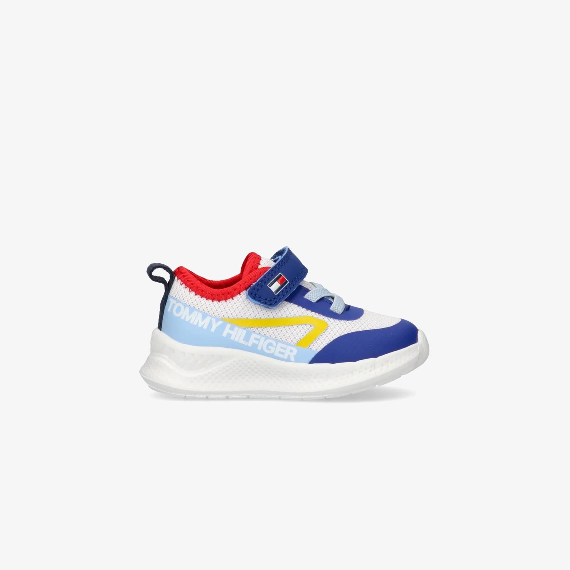 Tommy Hilfiger Lace Up Velcro Çocuk Mavi Spor Ayakkabı