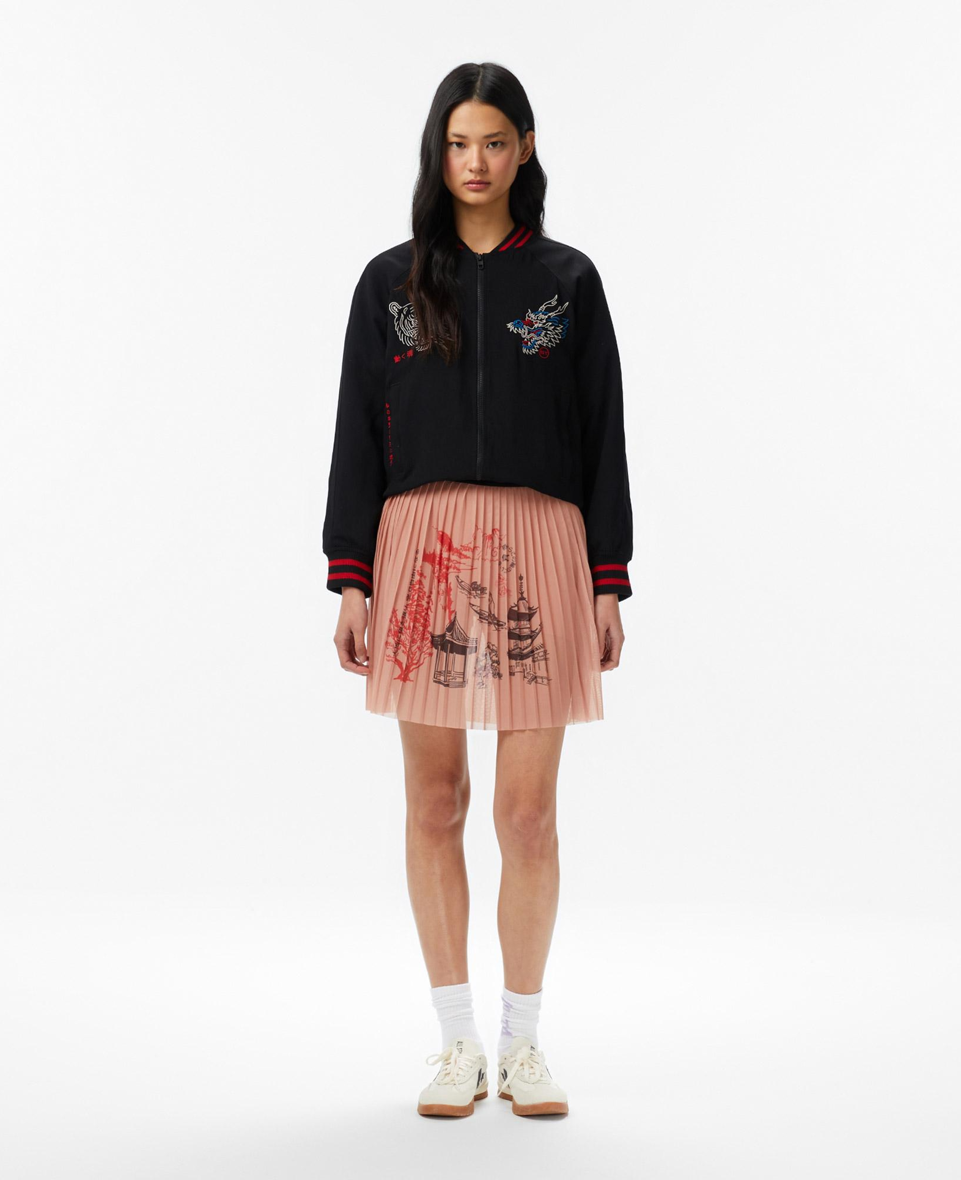 UNITED4 Slim Fit Kadın Pembe Etek