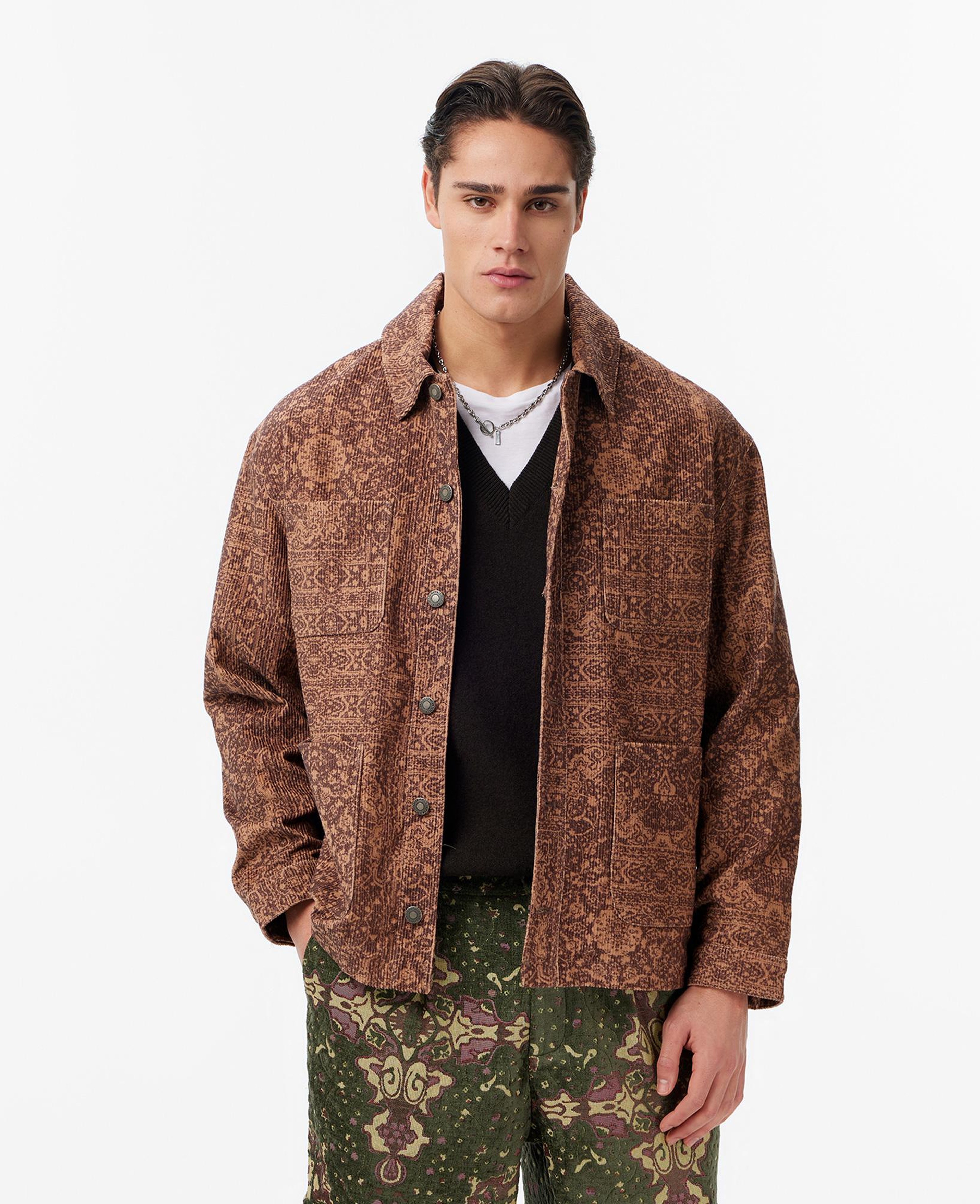 Les Benjamins Classic Fit Erkek Kahverengi Gömlek