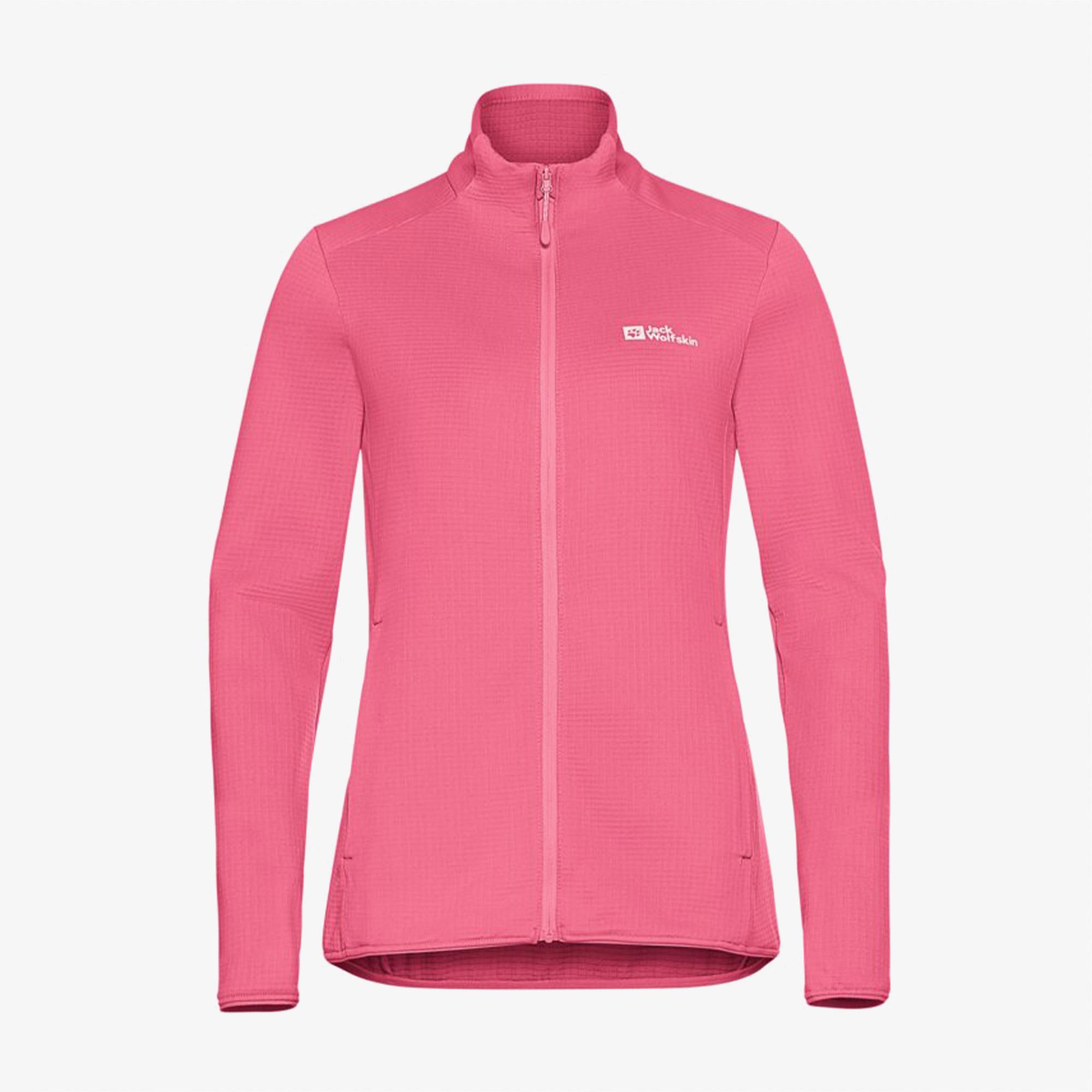 Jack Wolfskin Kolbenberg Full Zipped Kadın Pembe Ceket