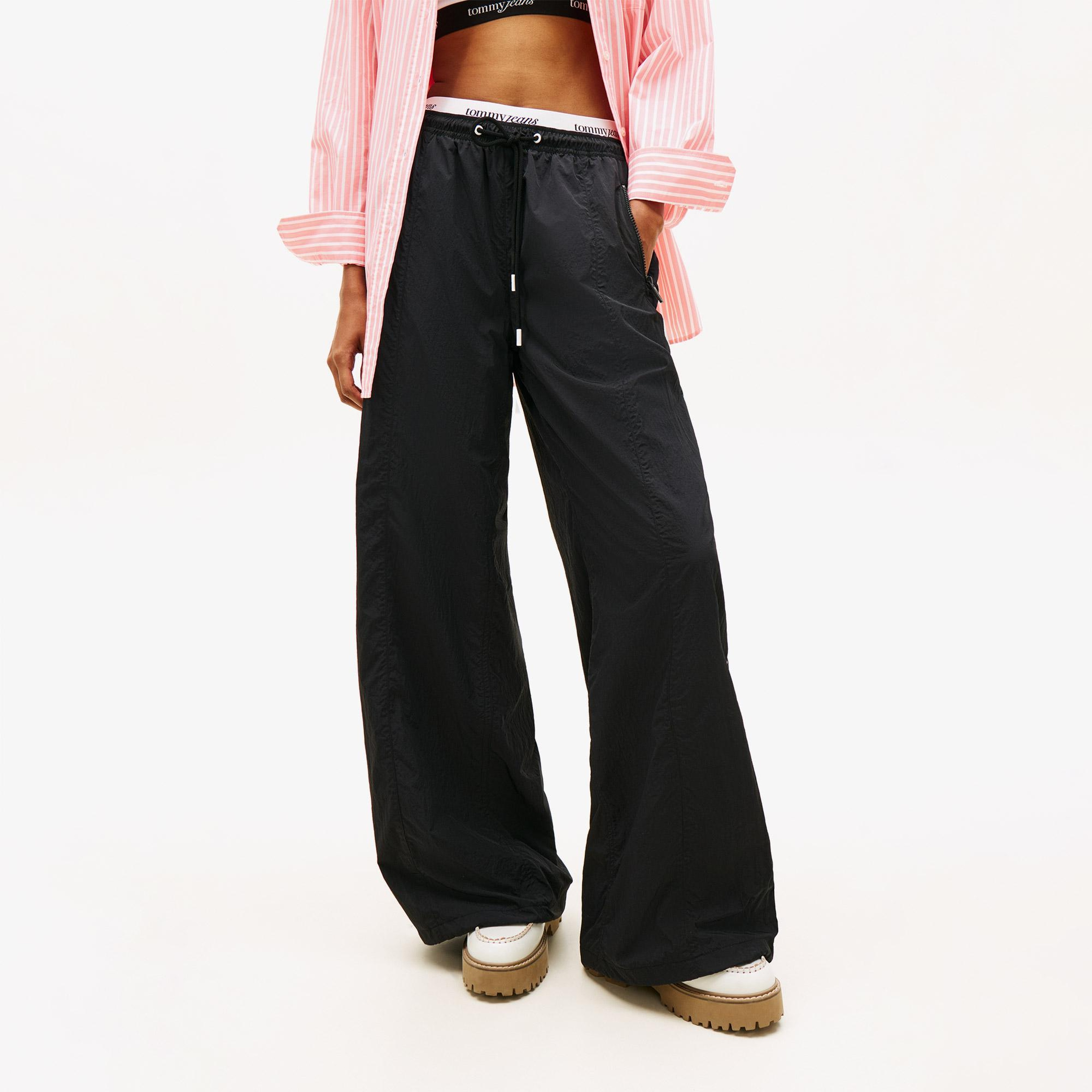 Tommy Hilfiger Waistband Track Pants Kadın Siyah Pantolon
