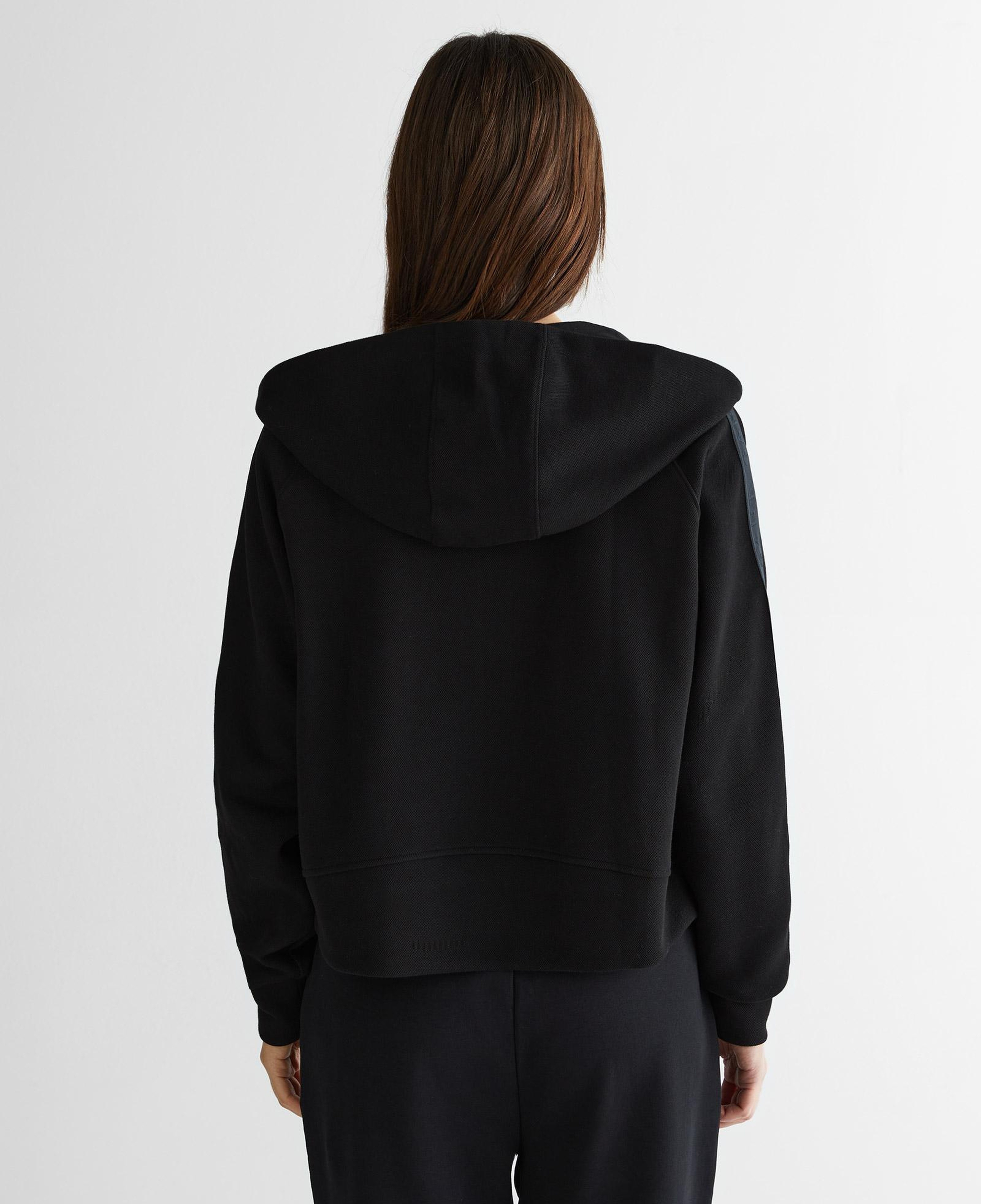 GANT Kadın Siyah Fermuarlı Kapüşonlu Sweatshirt