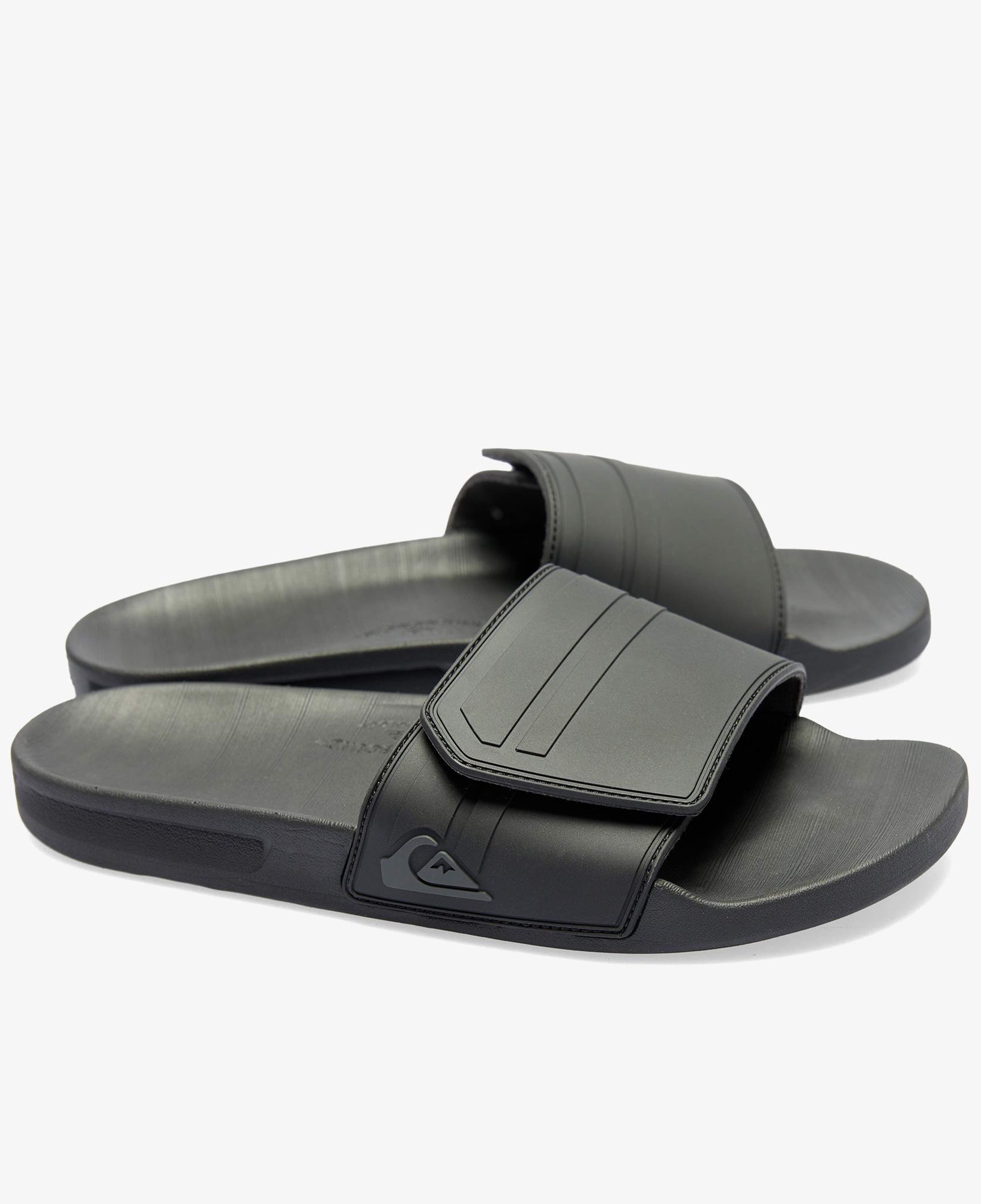 Quiksilver Rivi Slide Adjust Erkek Siyah Terlik