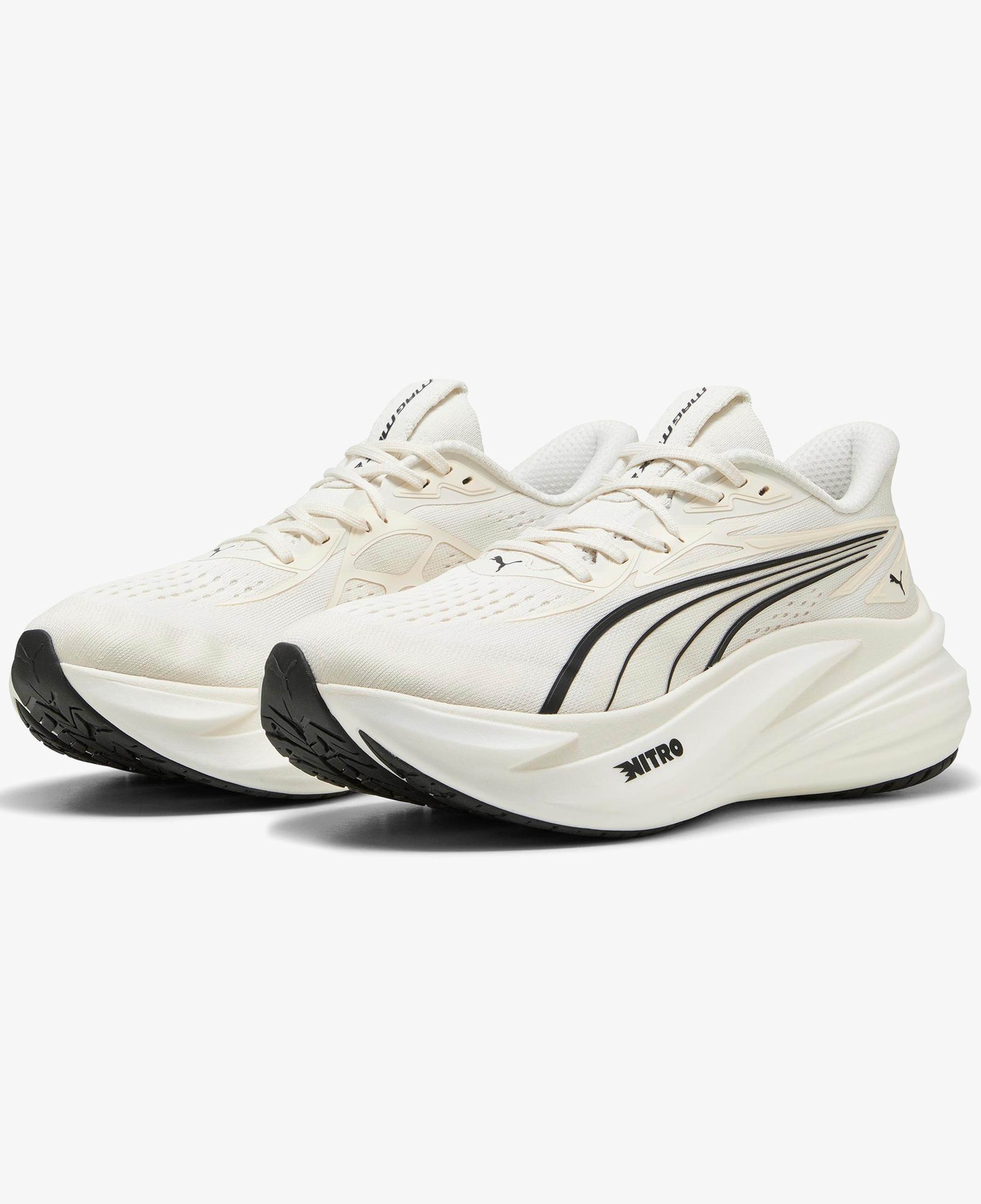 Puma Magmax Nitro 2 Erkek Beyaz Koşu Ayakkabısı