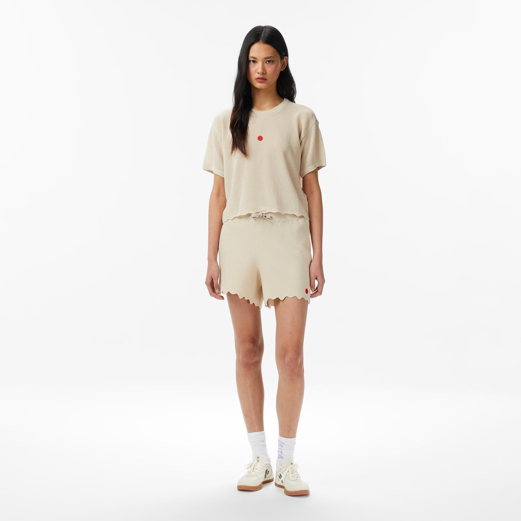 UNITED4 Regular Fit Kadın Krem Şort