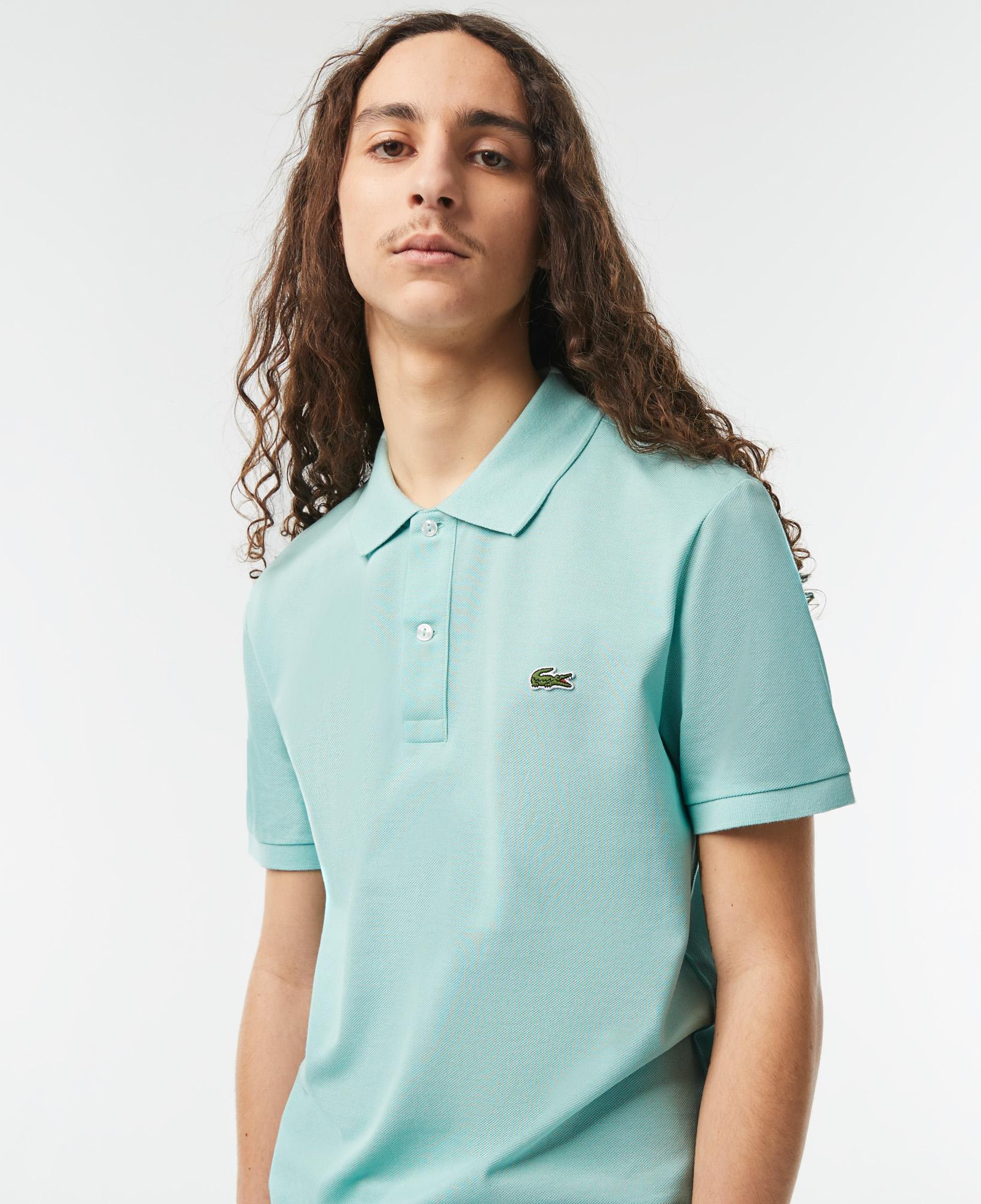 L.12.12 Erkek Slim Fit Yeşil Polo