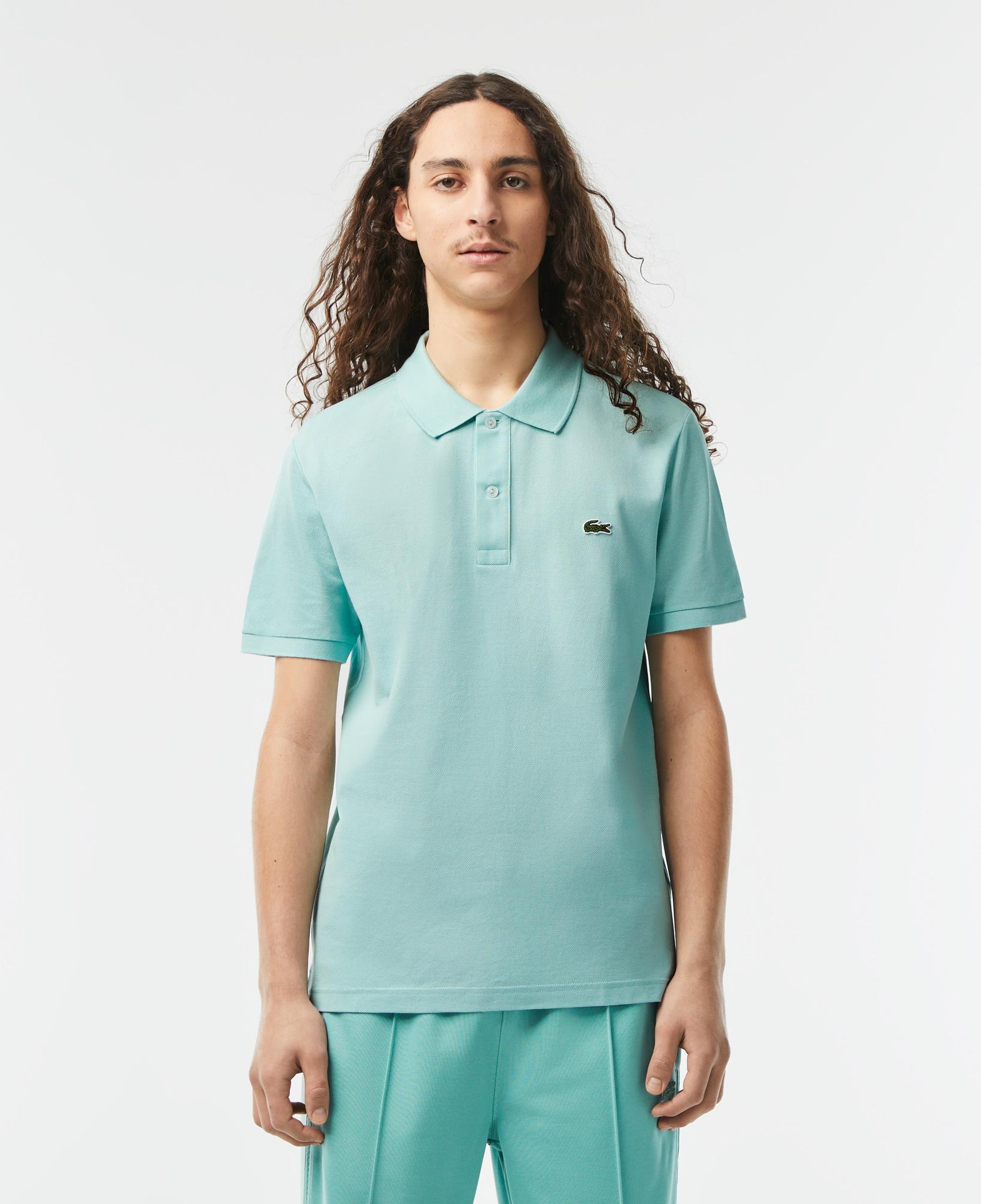 L.12.12 Erkek Slim Fit Yeşil Polo