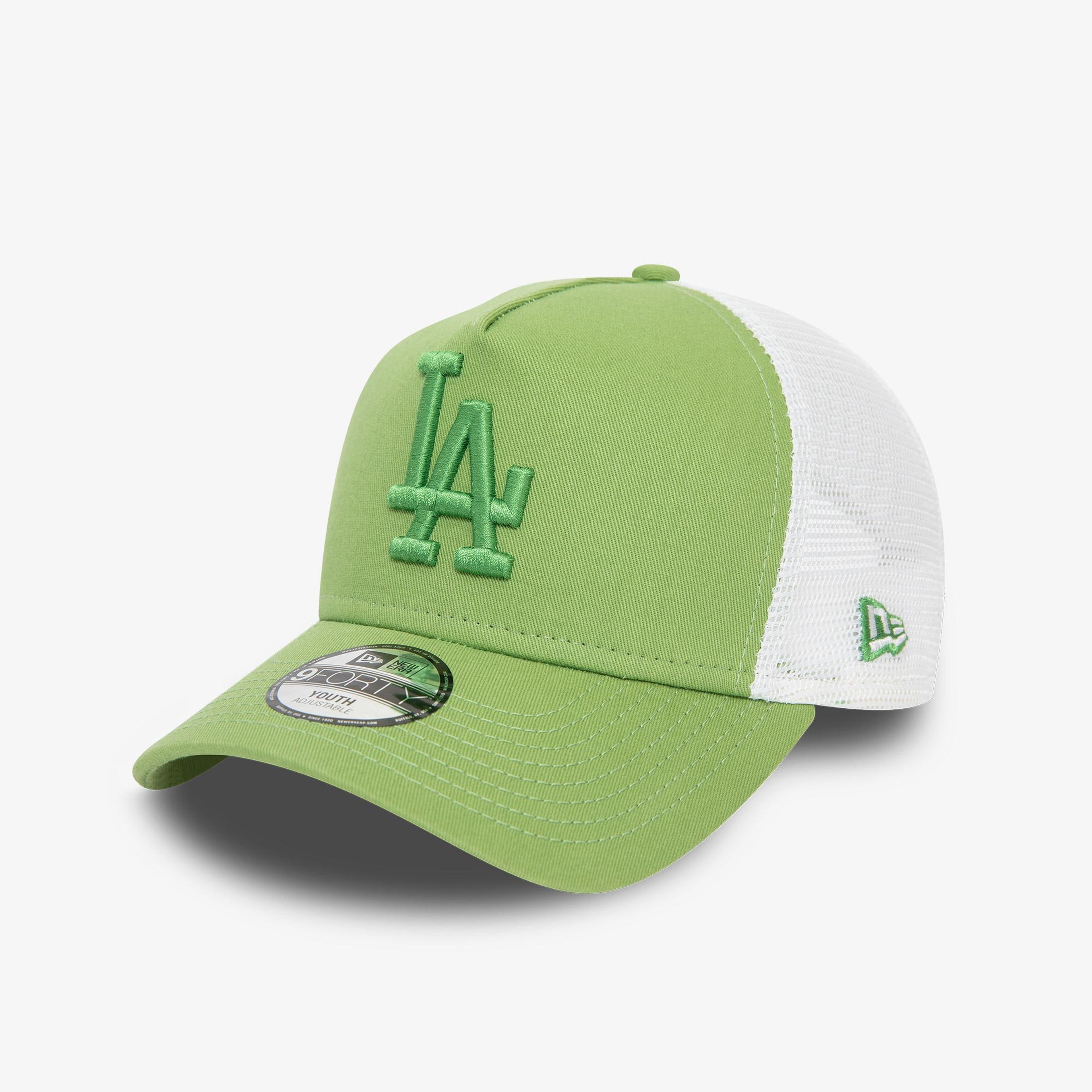 New Era League Essentials Trucker LA Dodgers Çocuk Yeşil Şapka