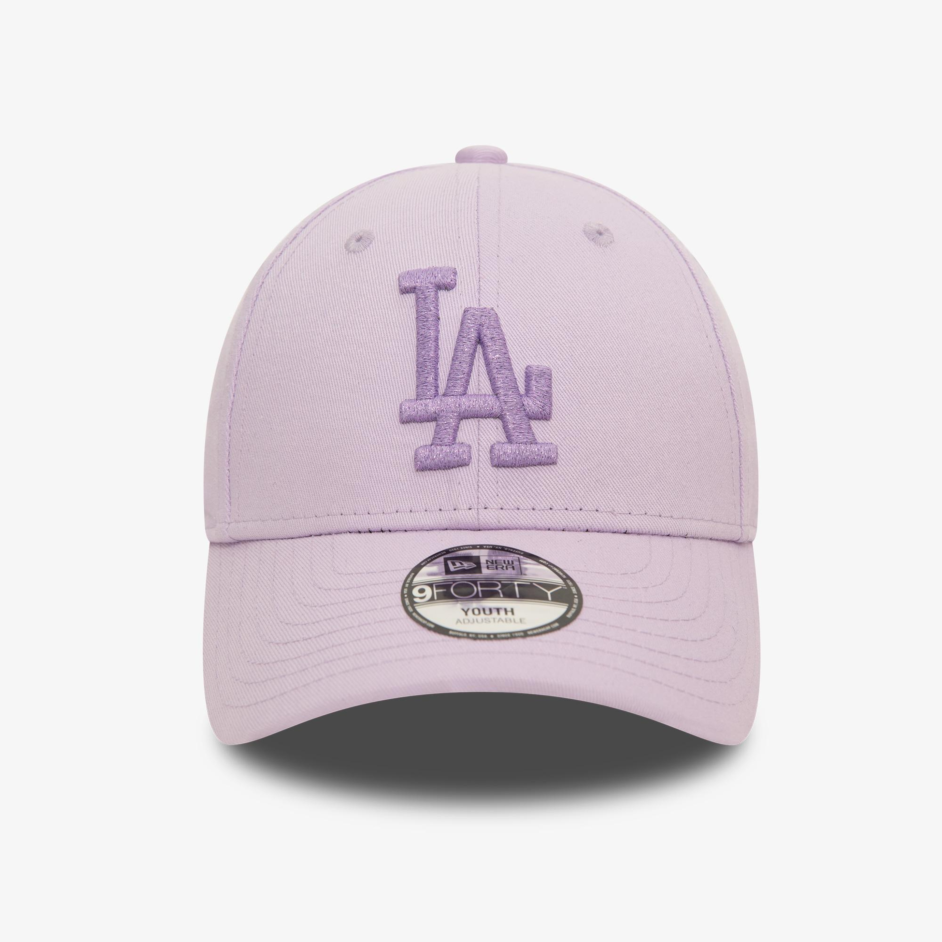 New Era LA Dodgers MLB Metallic 9Forty Çocuk Mor Şapka
