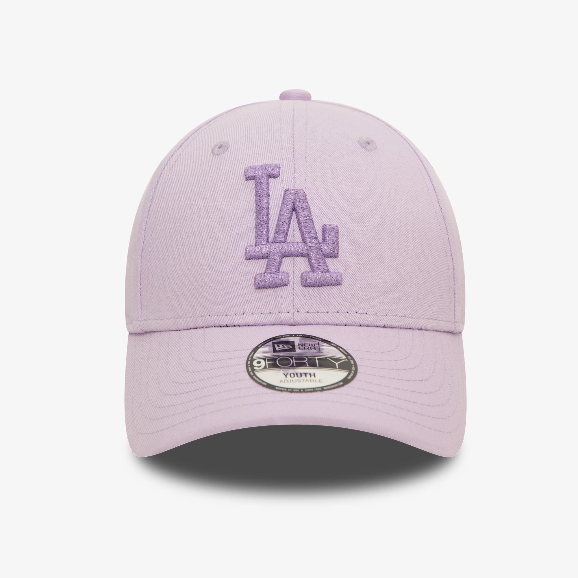 New Era LA Dodgers MLB Metallic 9Forty Çocuk Mor Şapka