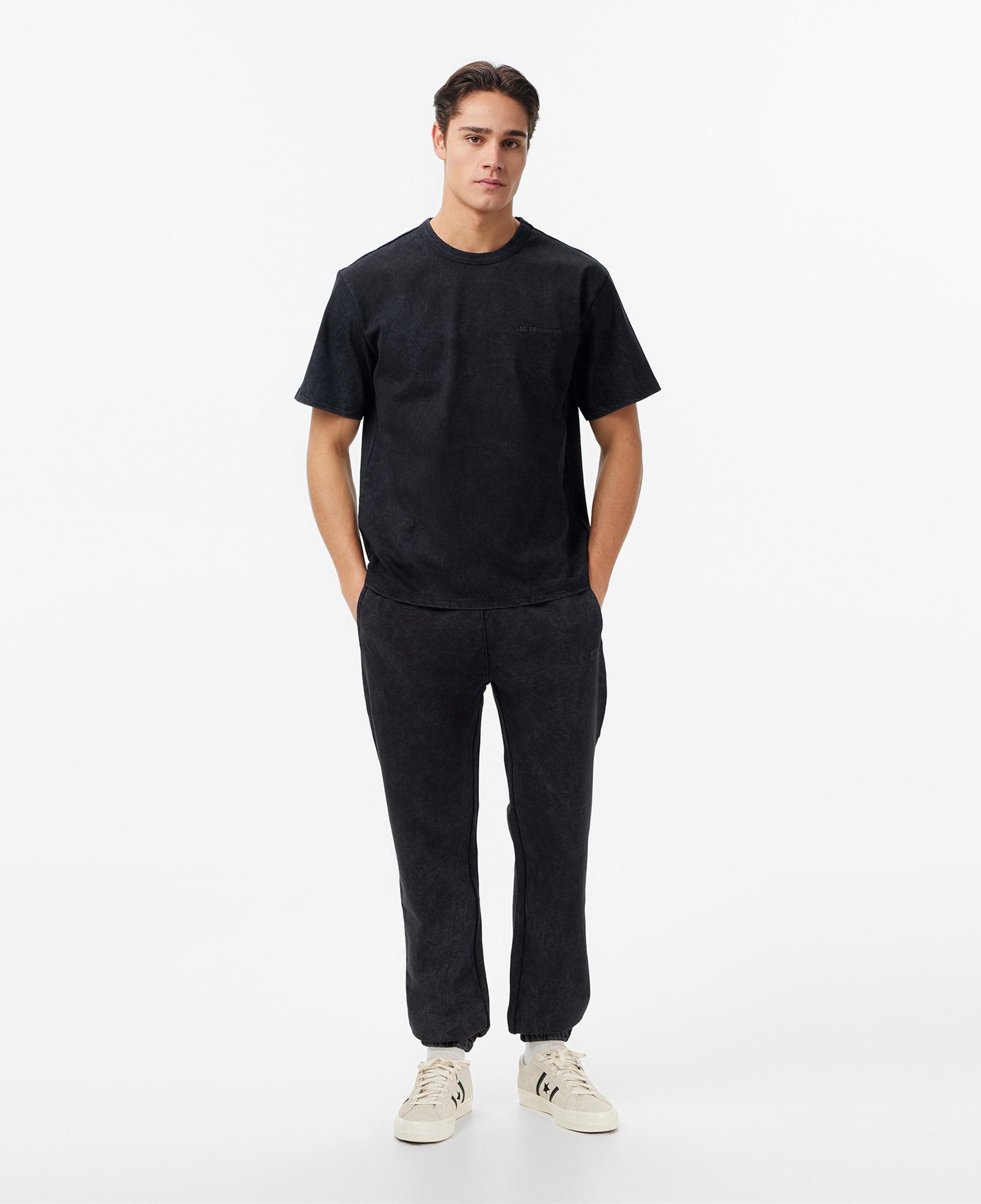 Les Benjamins Relaxed Fit Erkek Siyah T-Shirt