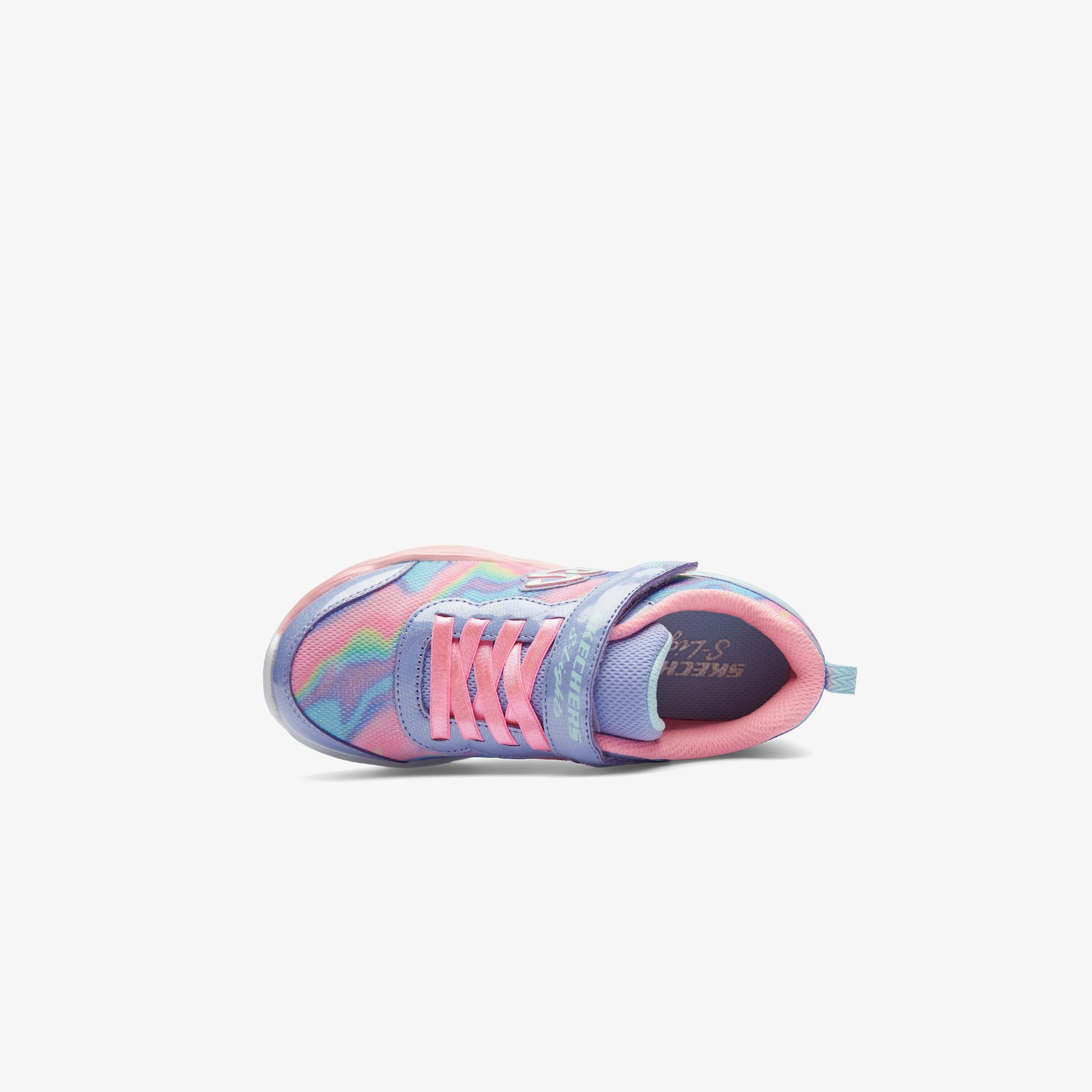 Skechers Twisty Glow Sorbet Swirl Çocuk Işıklı Renkli Spor Ayakkabı