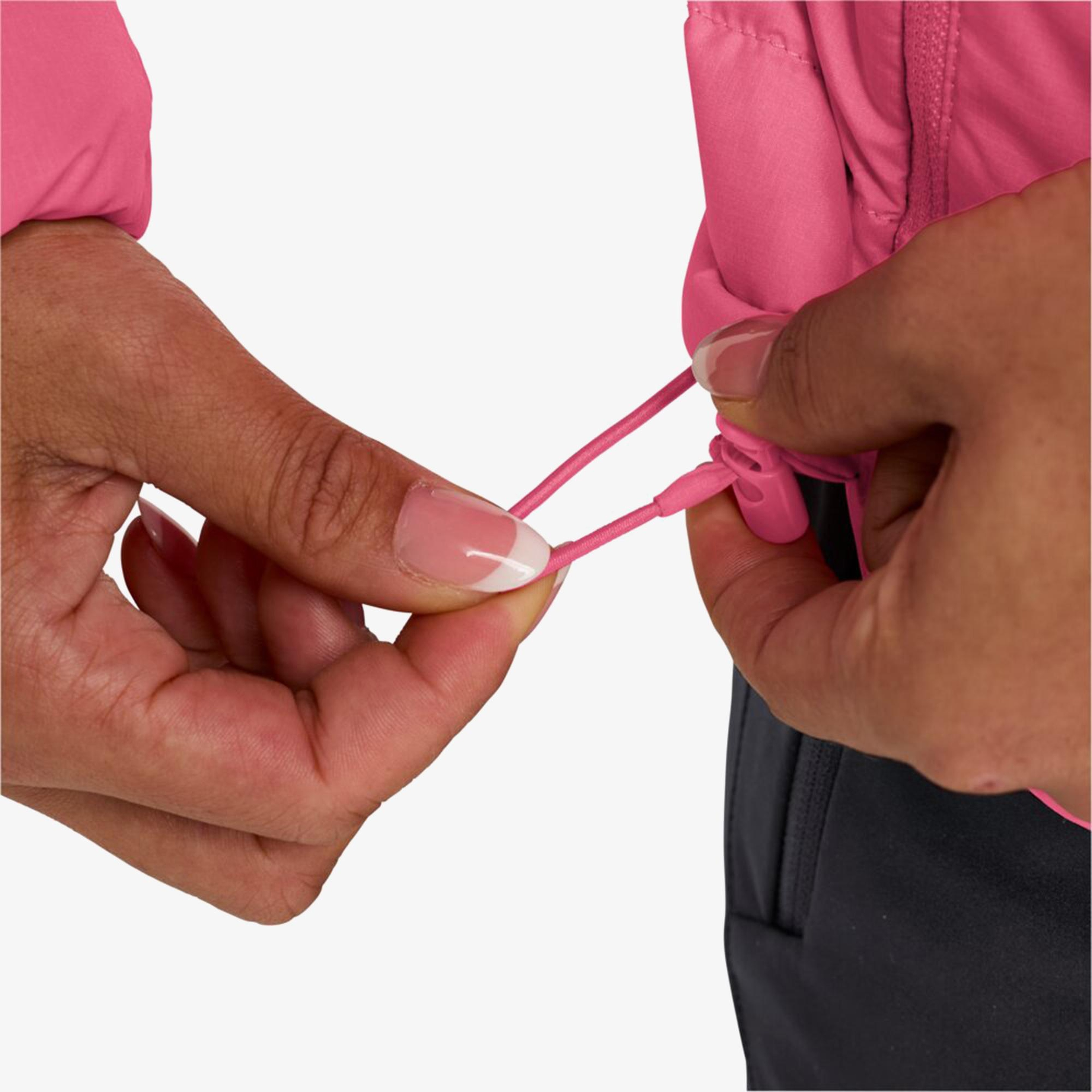 Jack Wolfskin Ather Down Hoody Pembe Kadın Mont