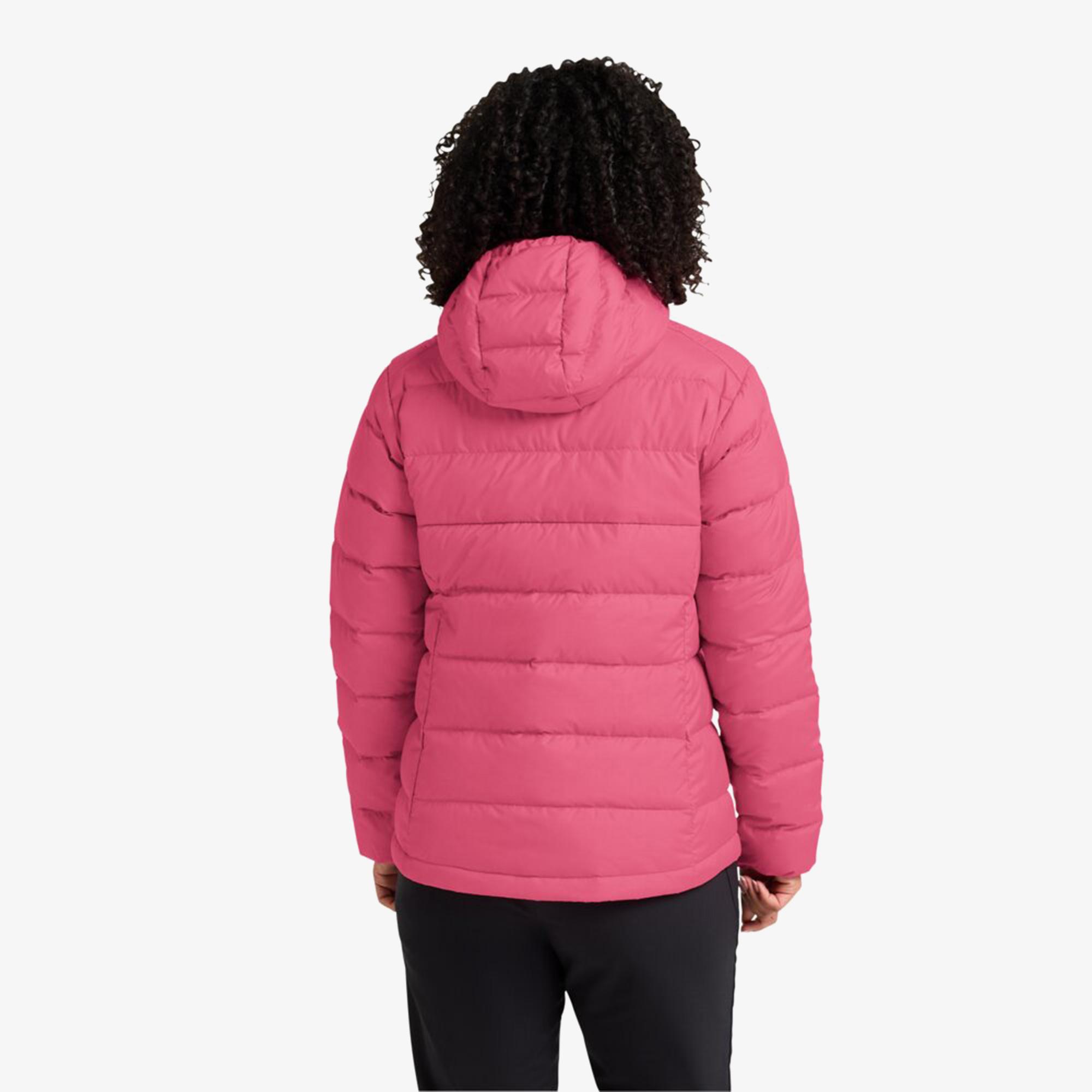 Jack Wolfskin Ather Down Hoody Pembe Kadın Mont
