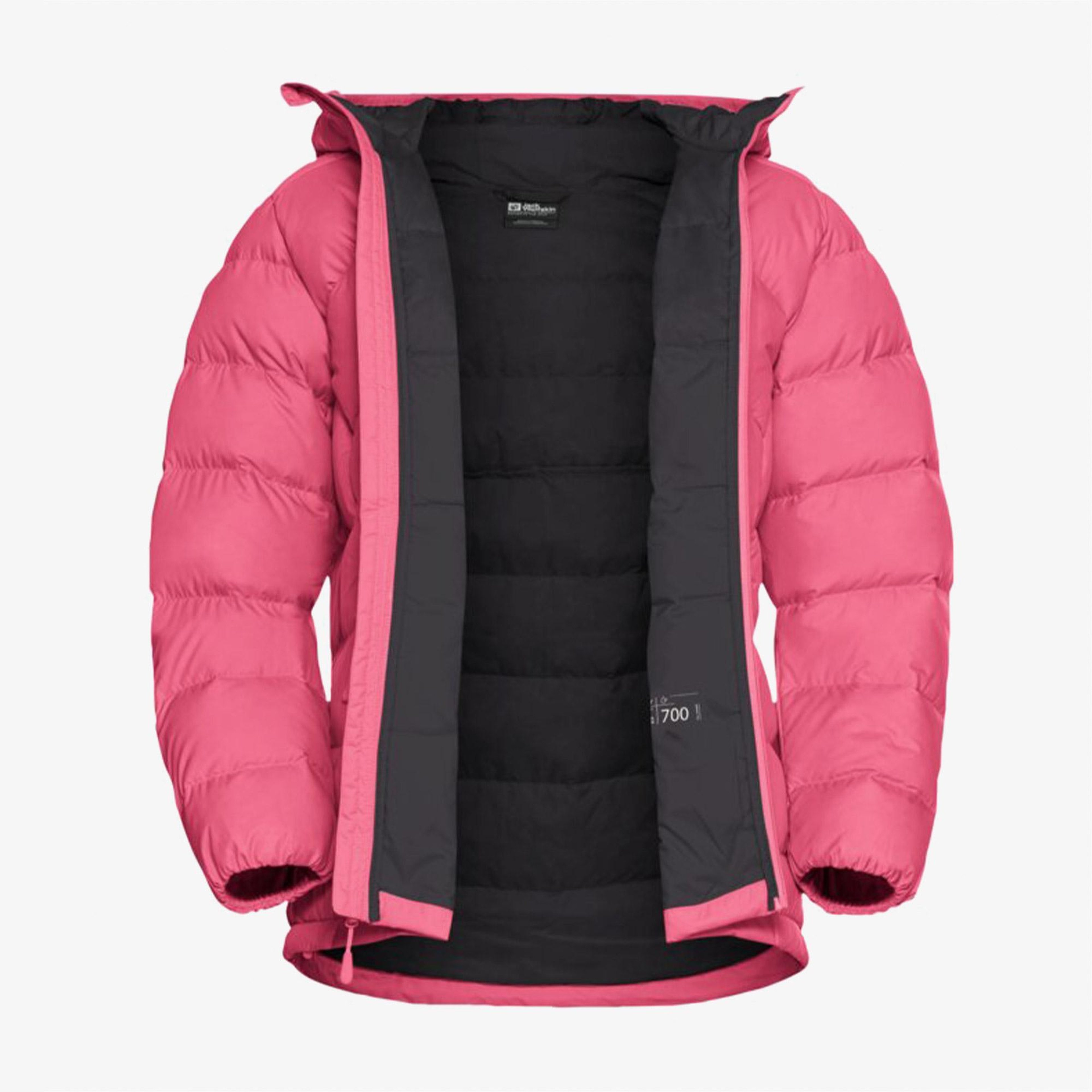 Jack Wolfskin Ather Down Hoody Pembe Kadın Mont
