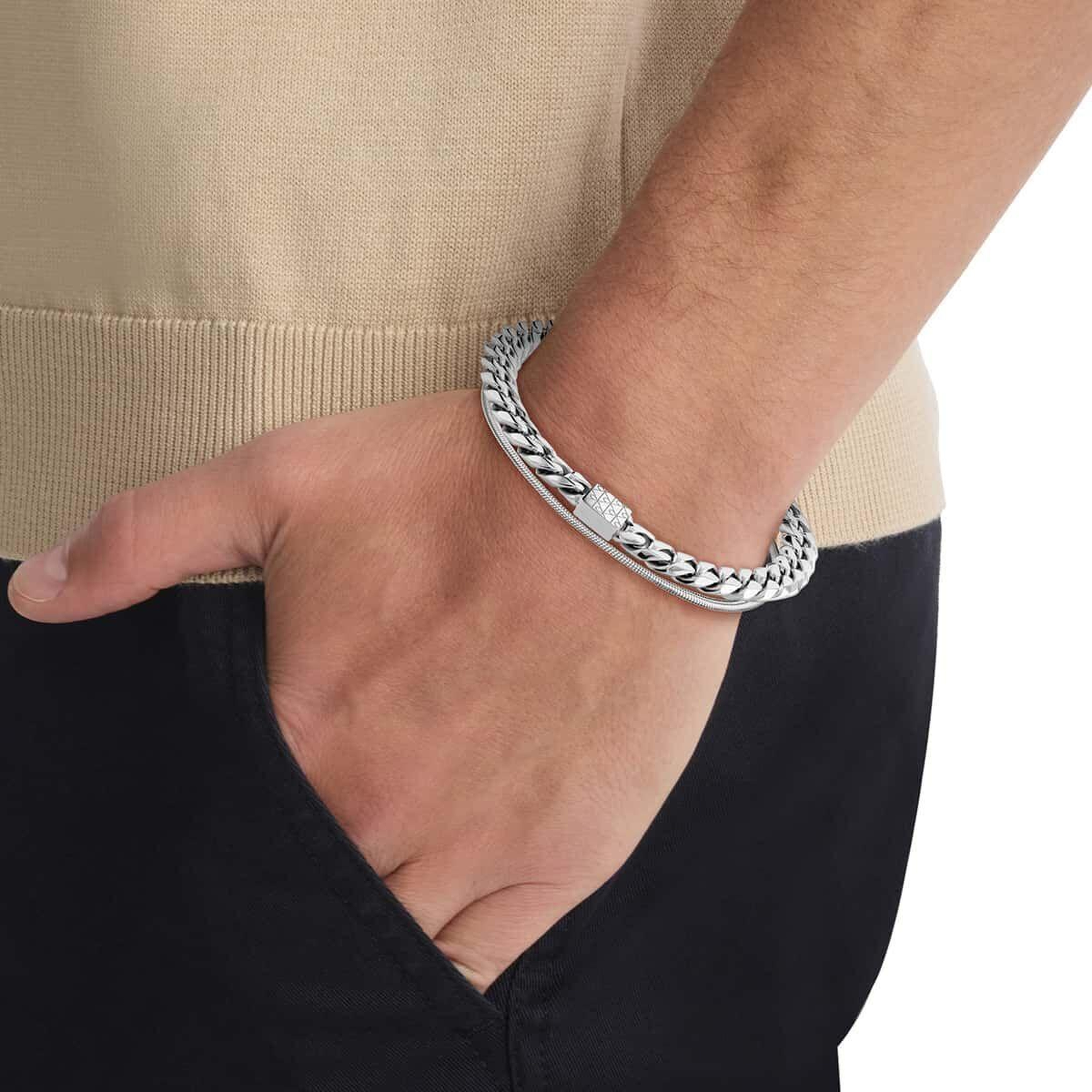 Calvin Klein CKJ35100091 Erkek Bileklik Seti