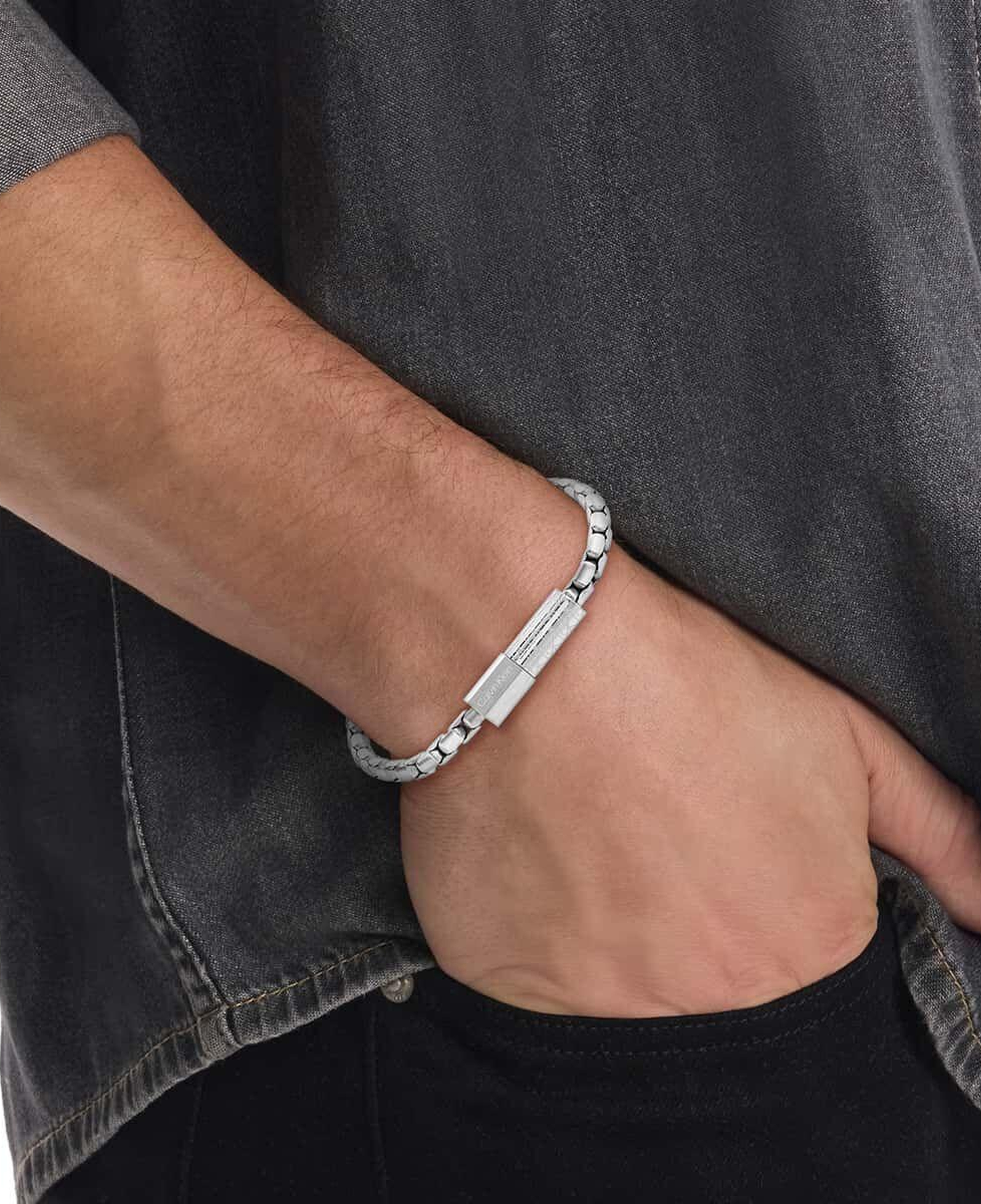 Calvin Klein CKJ35100094 Erkek Bileklik