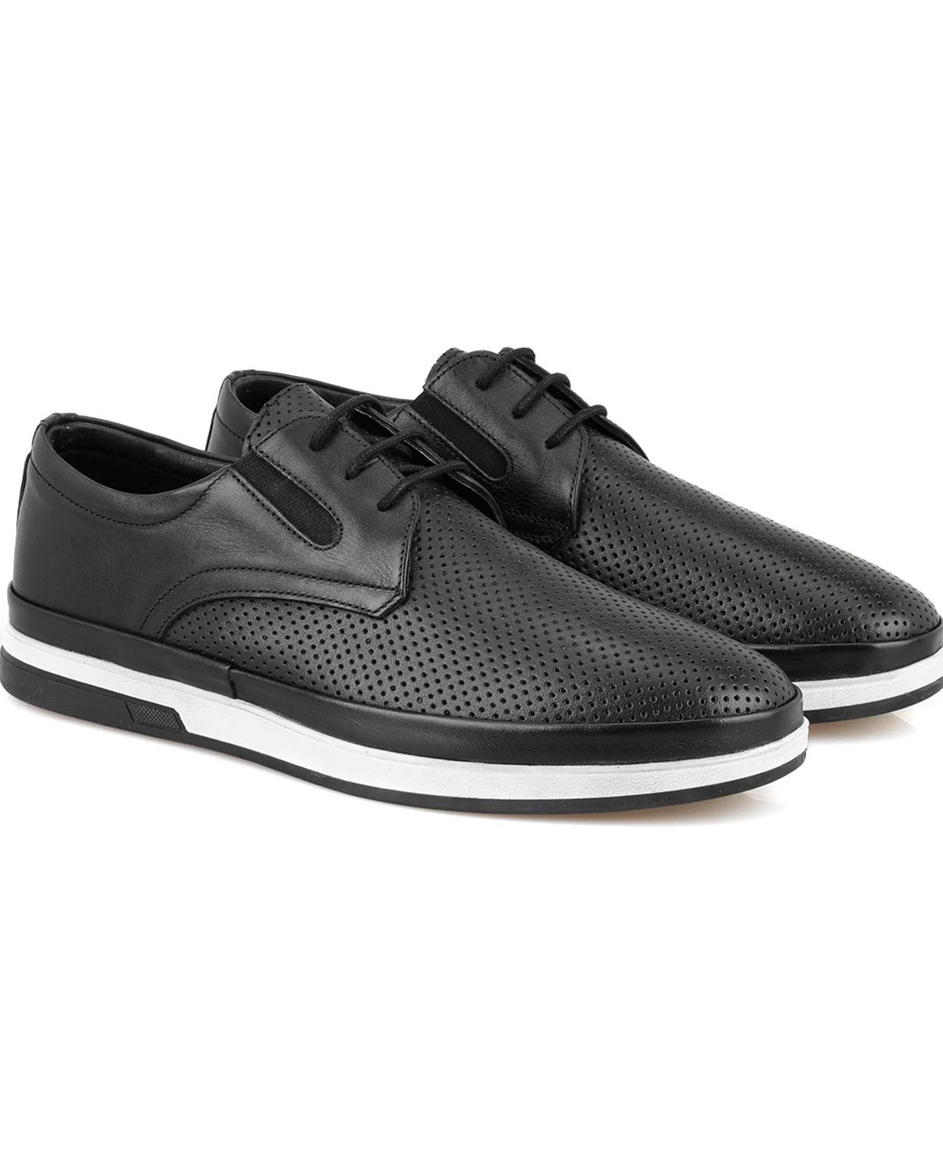 Harold Siyah Erkek Deri Günlük Ayakkabı