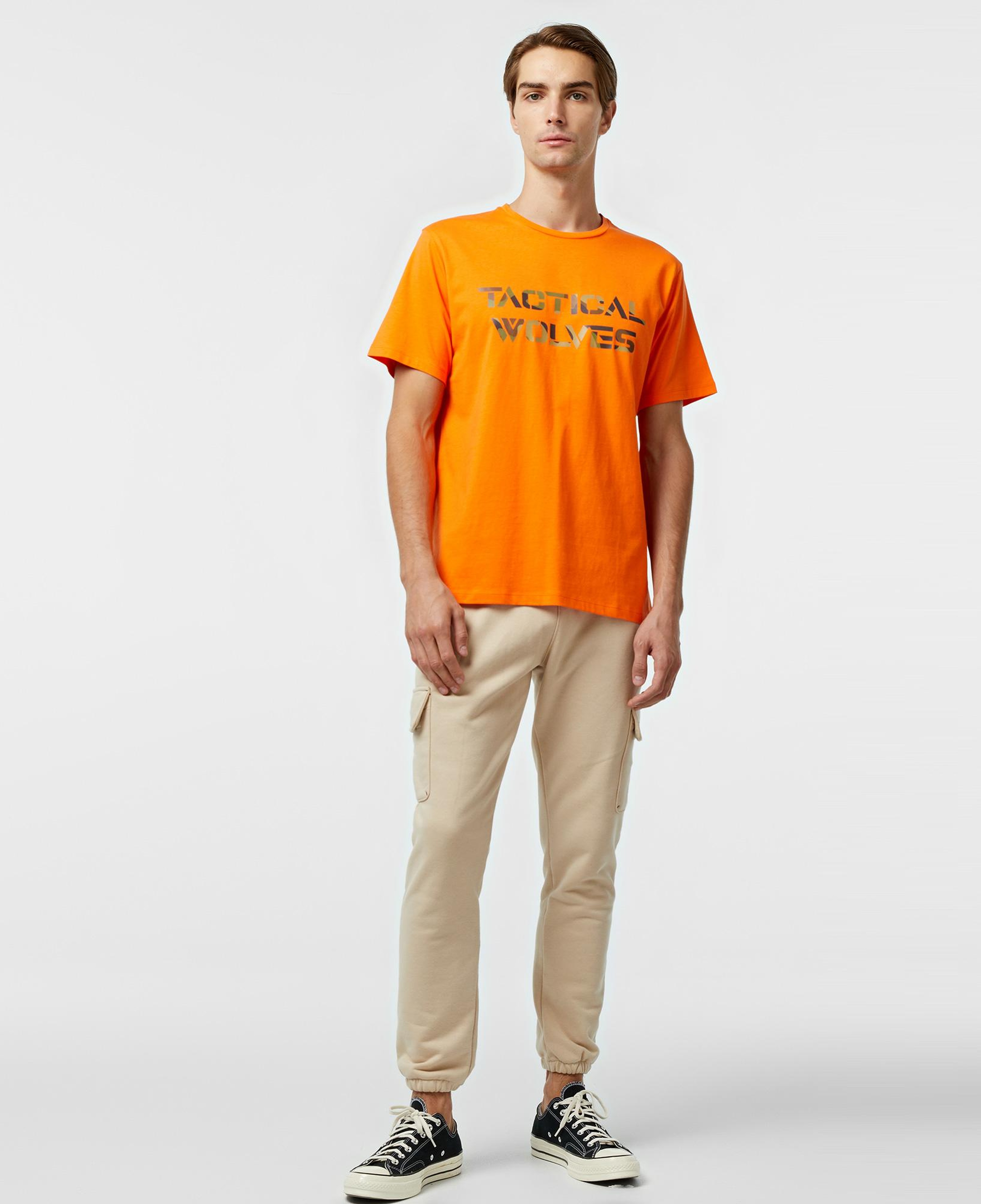 Tactical Wolves Classical Erkek Siyah Günlük T-Shirt