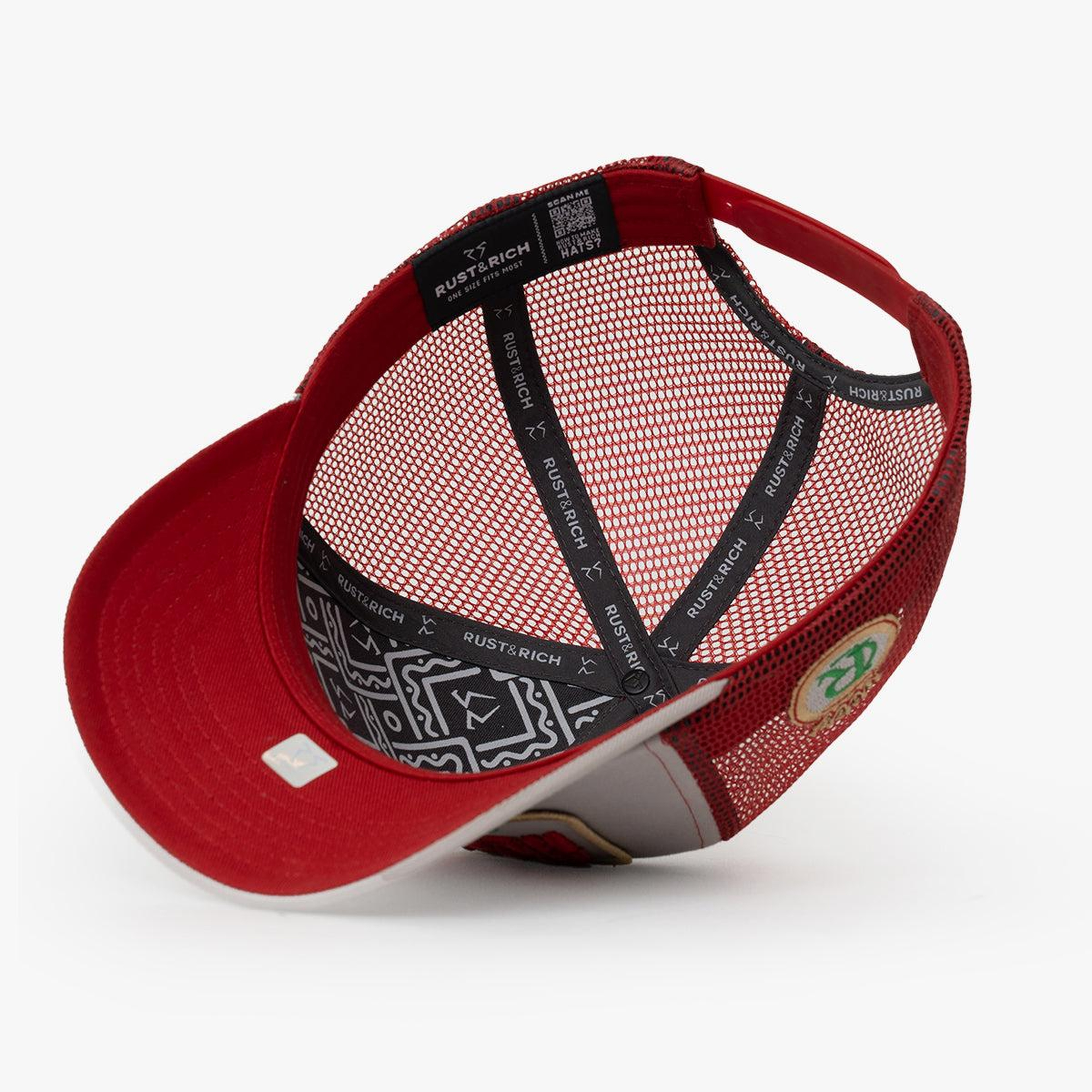 RustandRich - Trucker Hat-Curved Visor-Urban Collection-All Right Reserved - Kadın Erkek - Gri