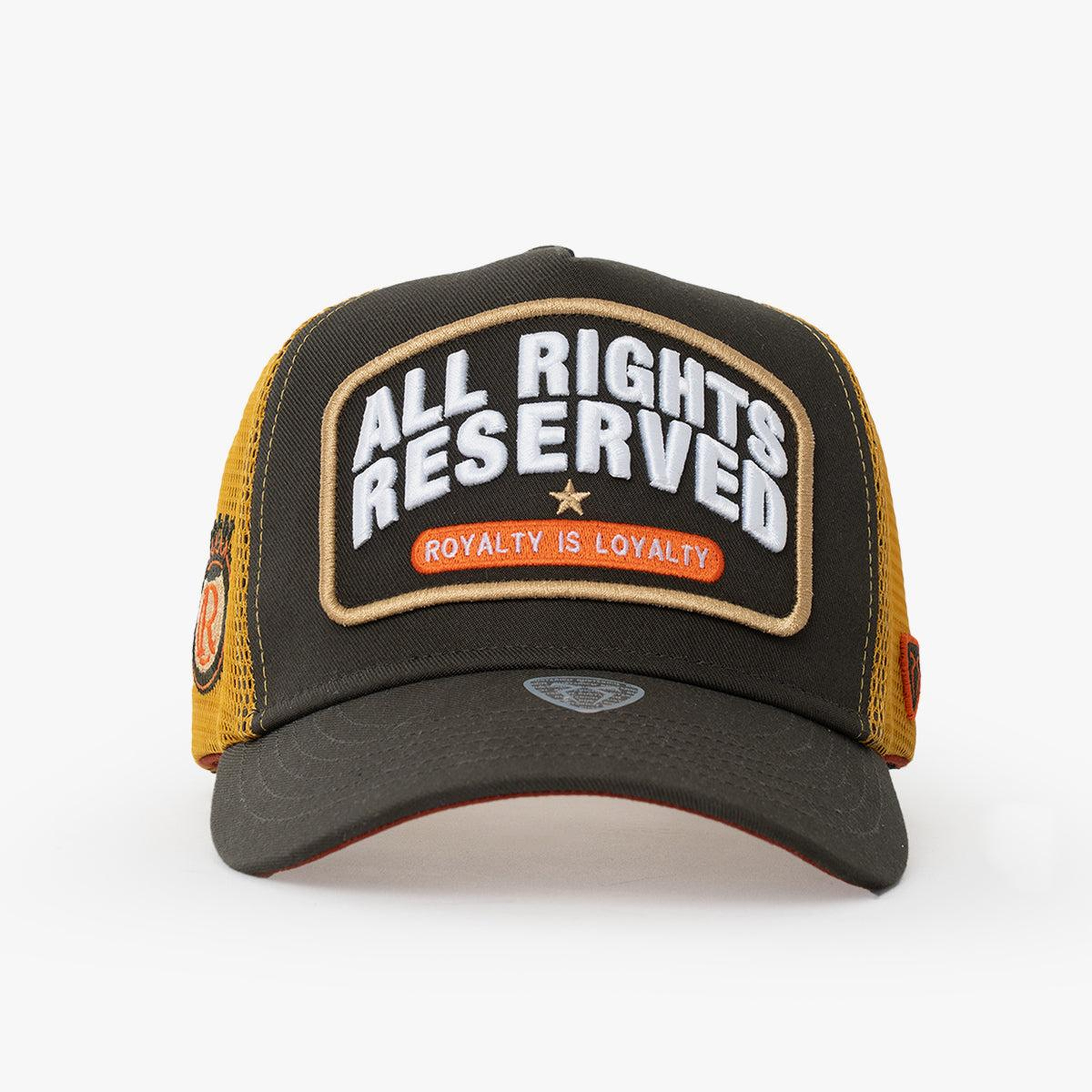 RustandRich - Trucker Hat-Curved Visor-Urban Collection-All Right Reserved - Kadın Erkek - Haki