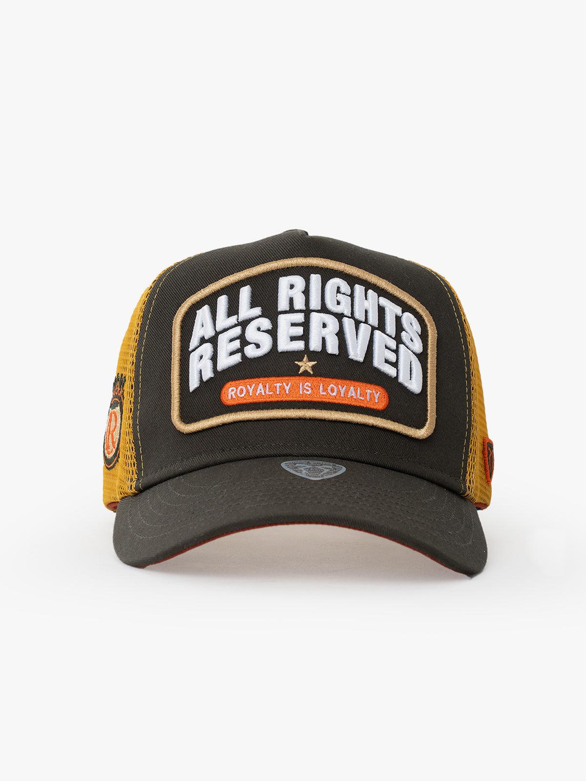 RustandRich - Trucker Hat-Curved Visor-Urban Collection-All Right Reserved - Kadın Erkek - Haki