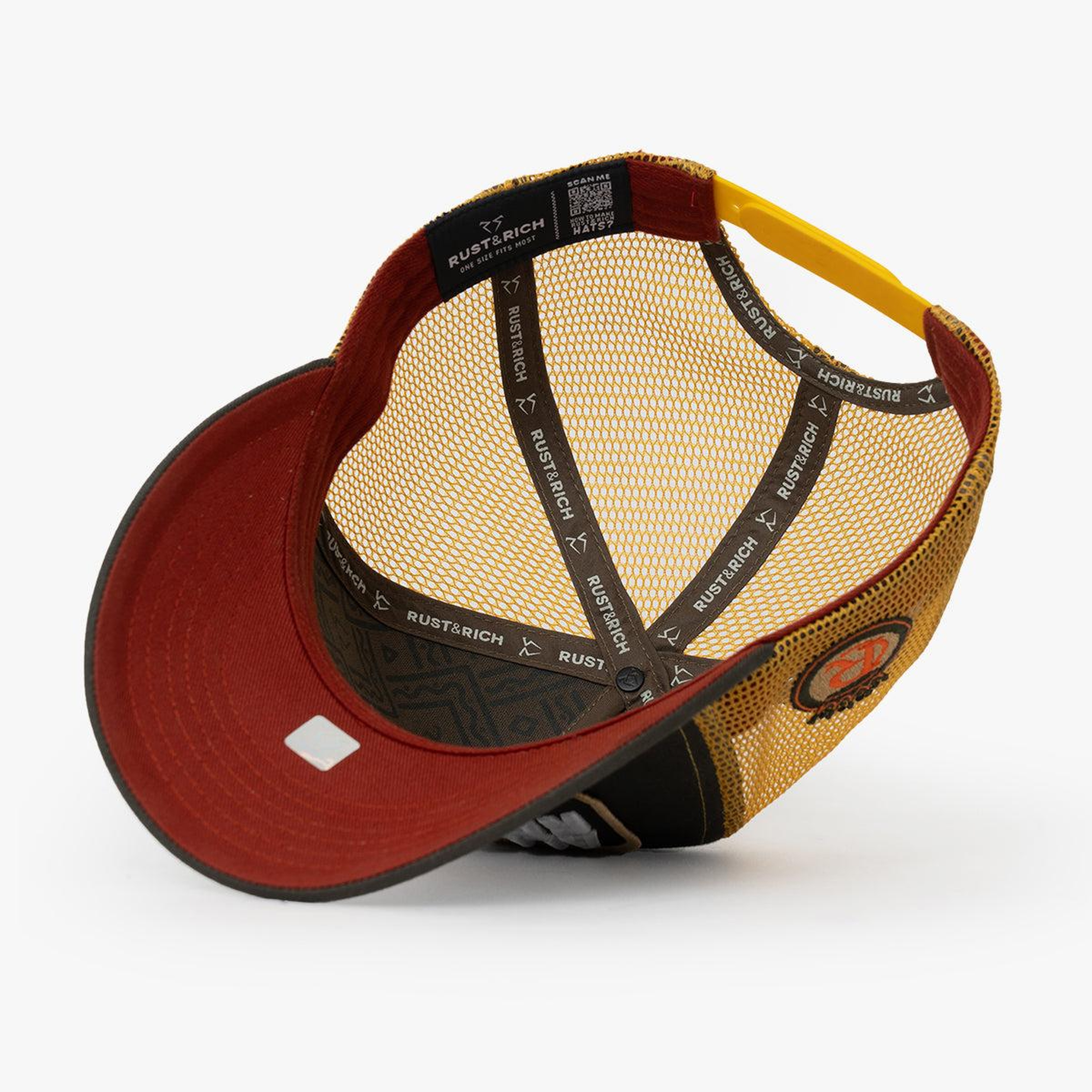 RustandRich - Trucker Hat-Curved Visor-Urban Collection-All Right Reserved - Kadın Erkek - Haki