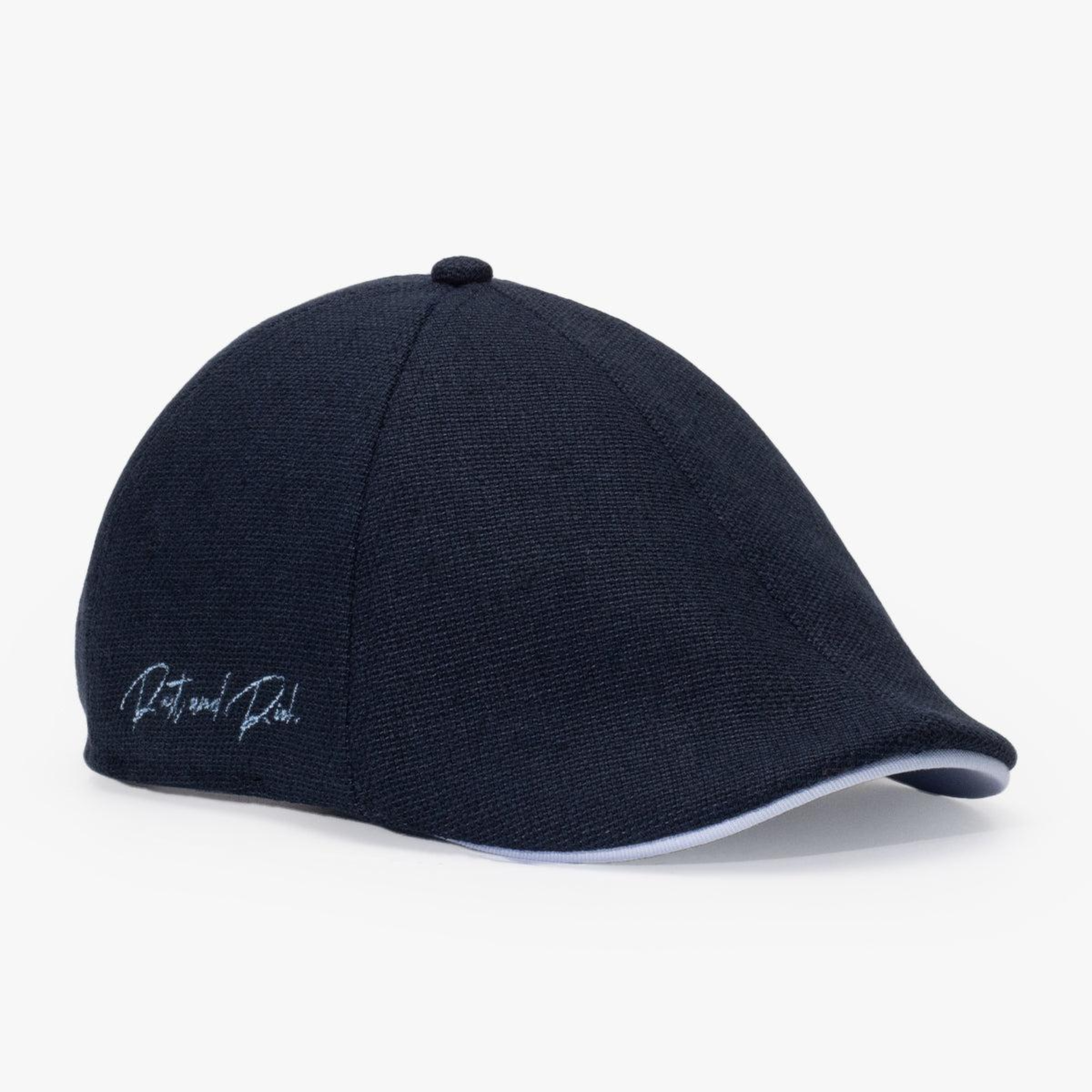 RustandRich - Casket Hat-Timeless Collection-Linen - Kadın Erkek - Lacivert