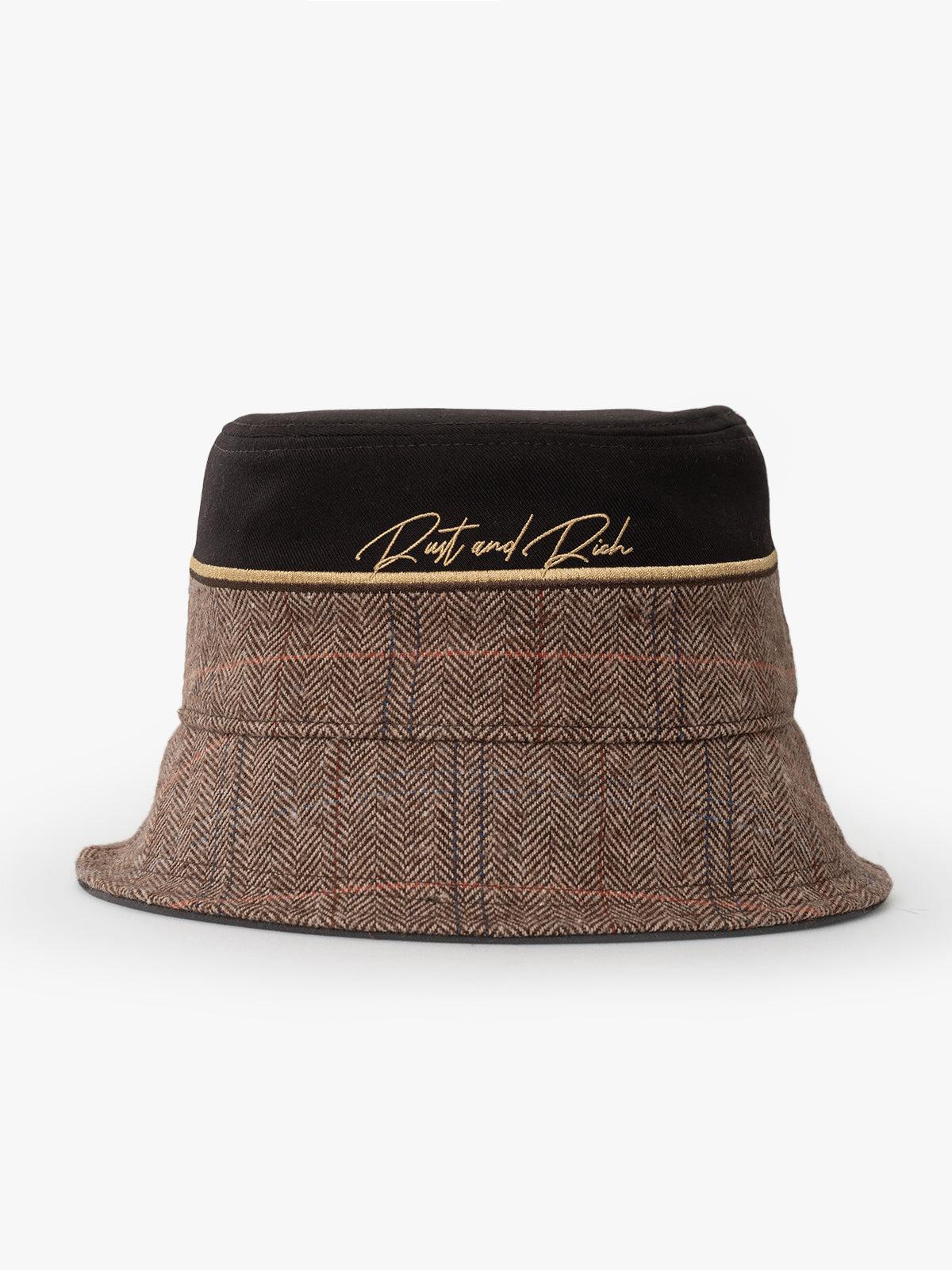 RustandRich - Bucket Hat-Premium Collection-Royalty - Kadın Erkek - Kahverengi