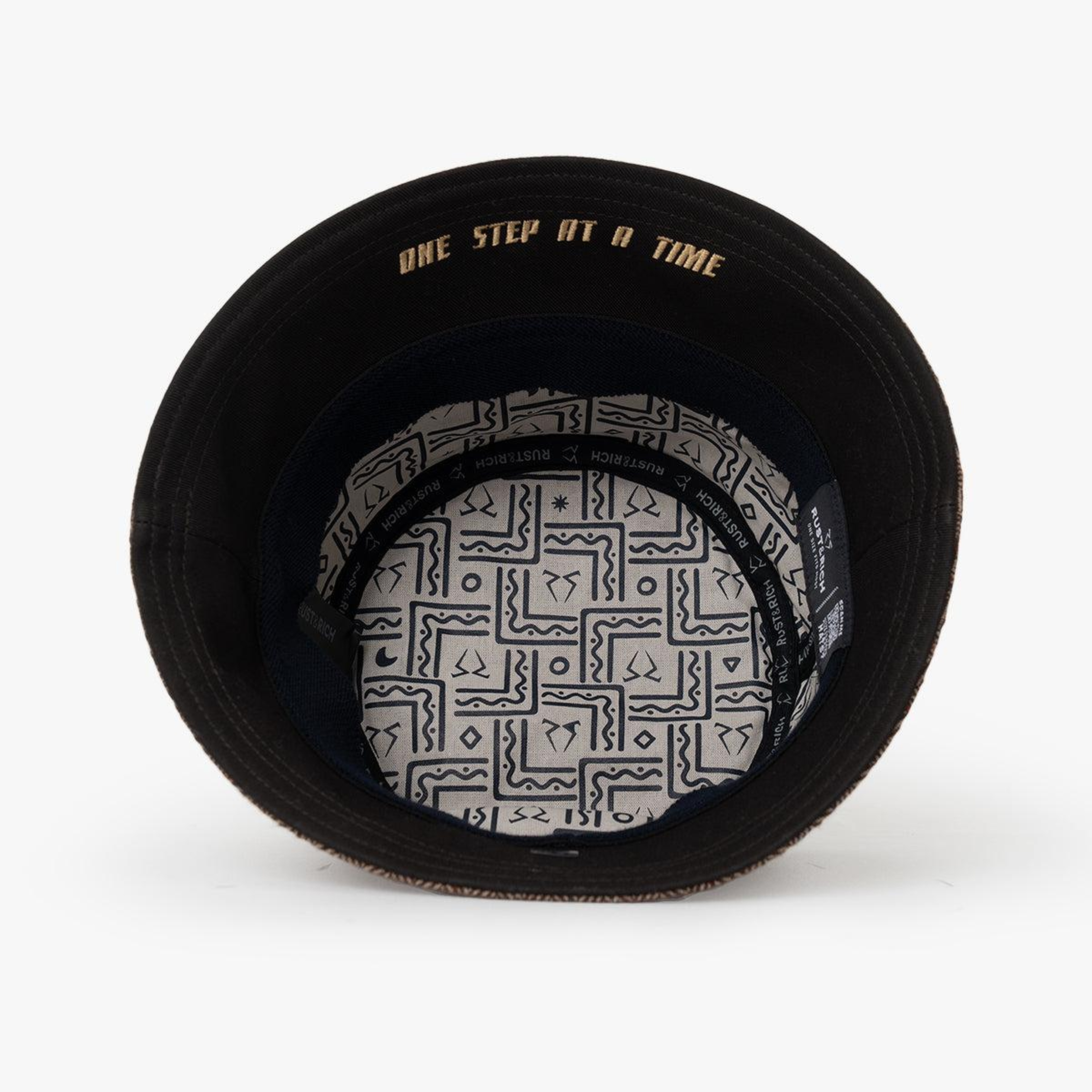 RustandRich - Bucket Hat-Premium Collection-Royalty - Kadın Erkek - Kahverengi