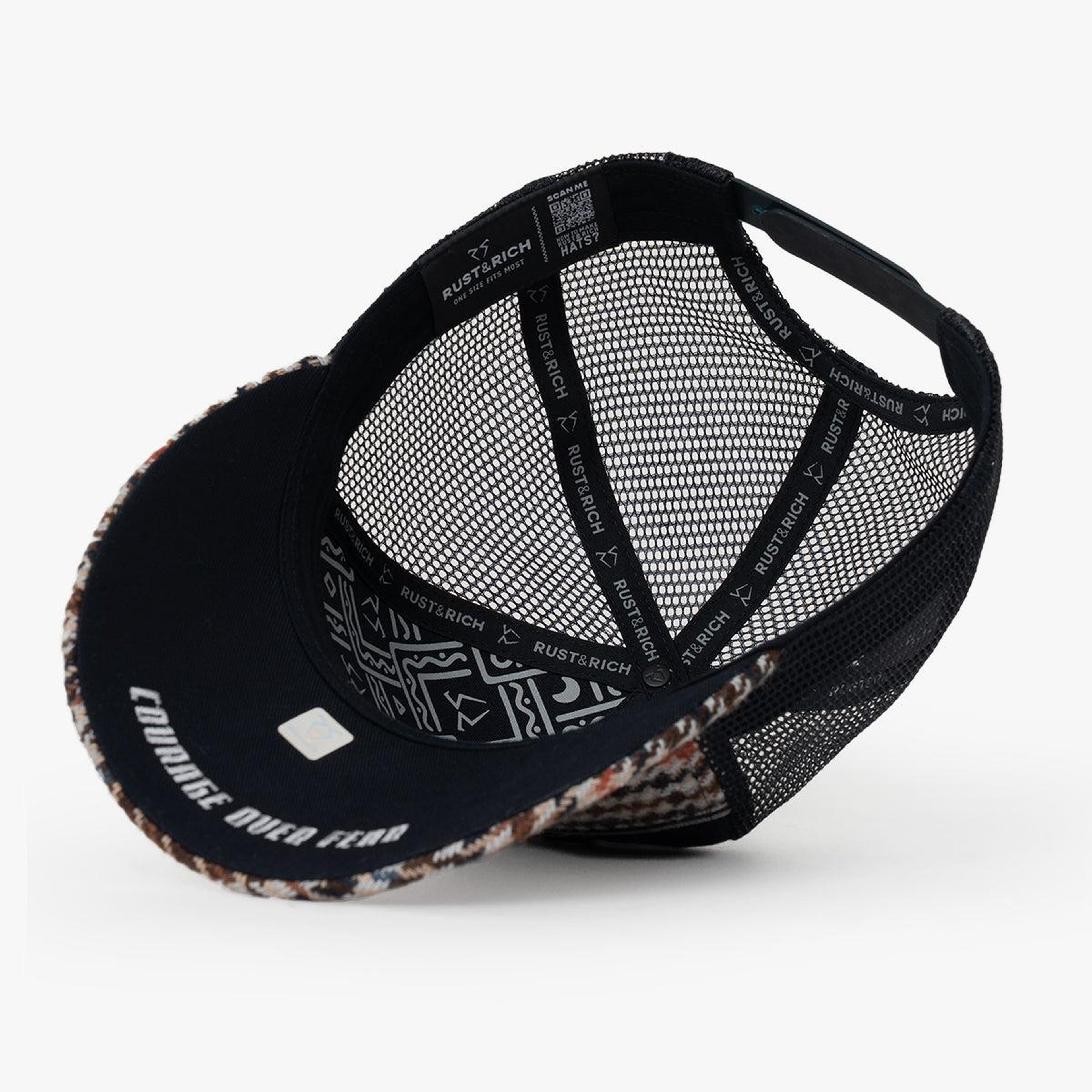 RustandRich - Trucker Hat-Curved Visor-Premium Collection-Royalty - Kadın Erkek - Lacivert