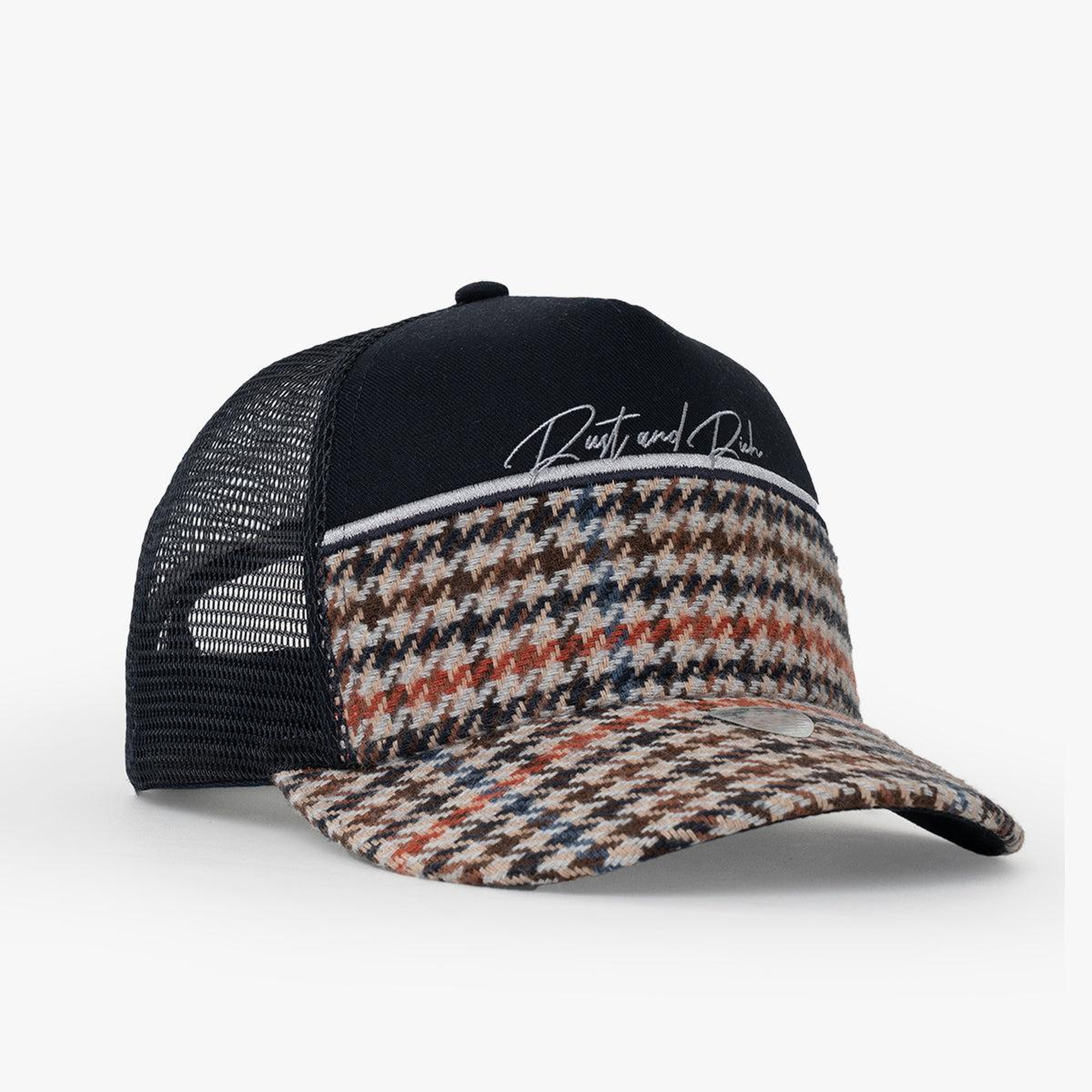 RustandRich - Trucker Hat-Curved Visor-Premium Collection-Royalty - Kadın Erkek - Lacivert