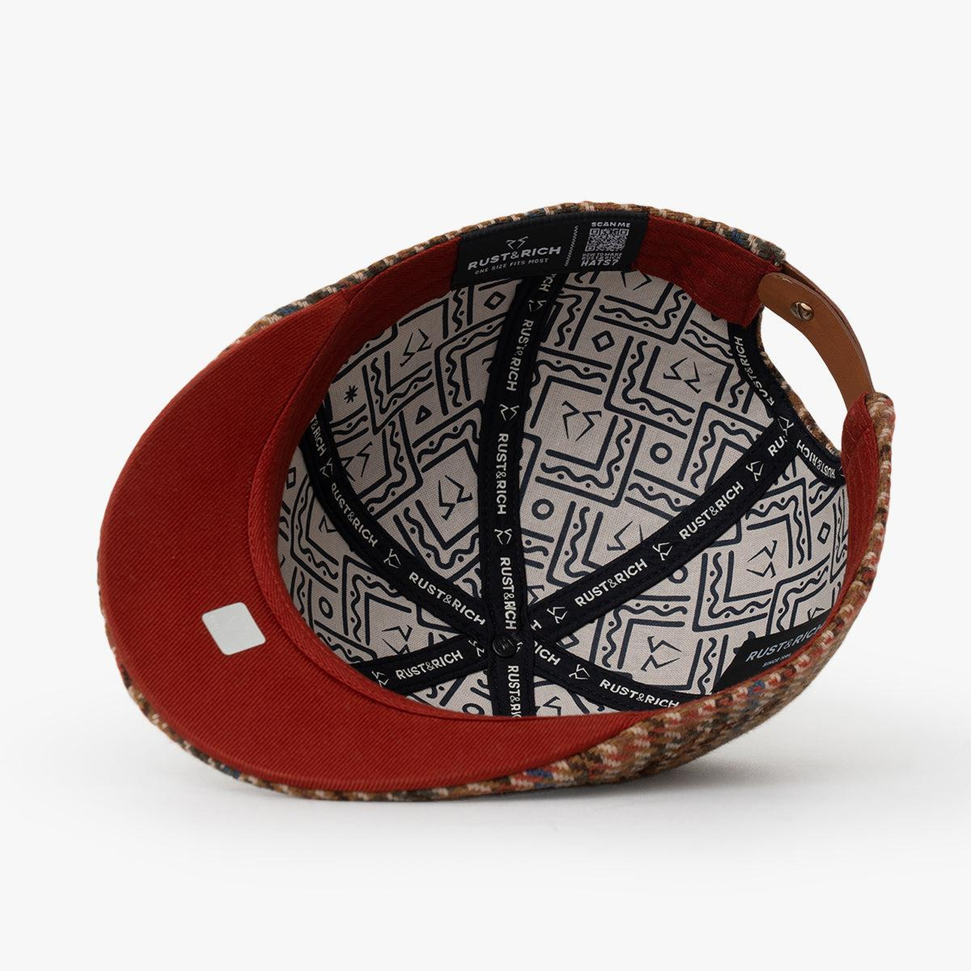 RustandRich - Casket Hat-Premium Collection-Royalty - Kadın Erkek - Kiremit