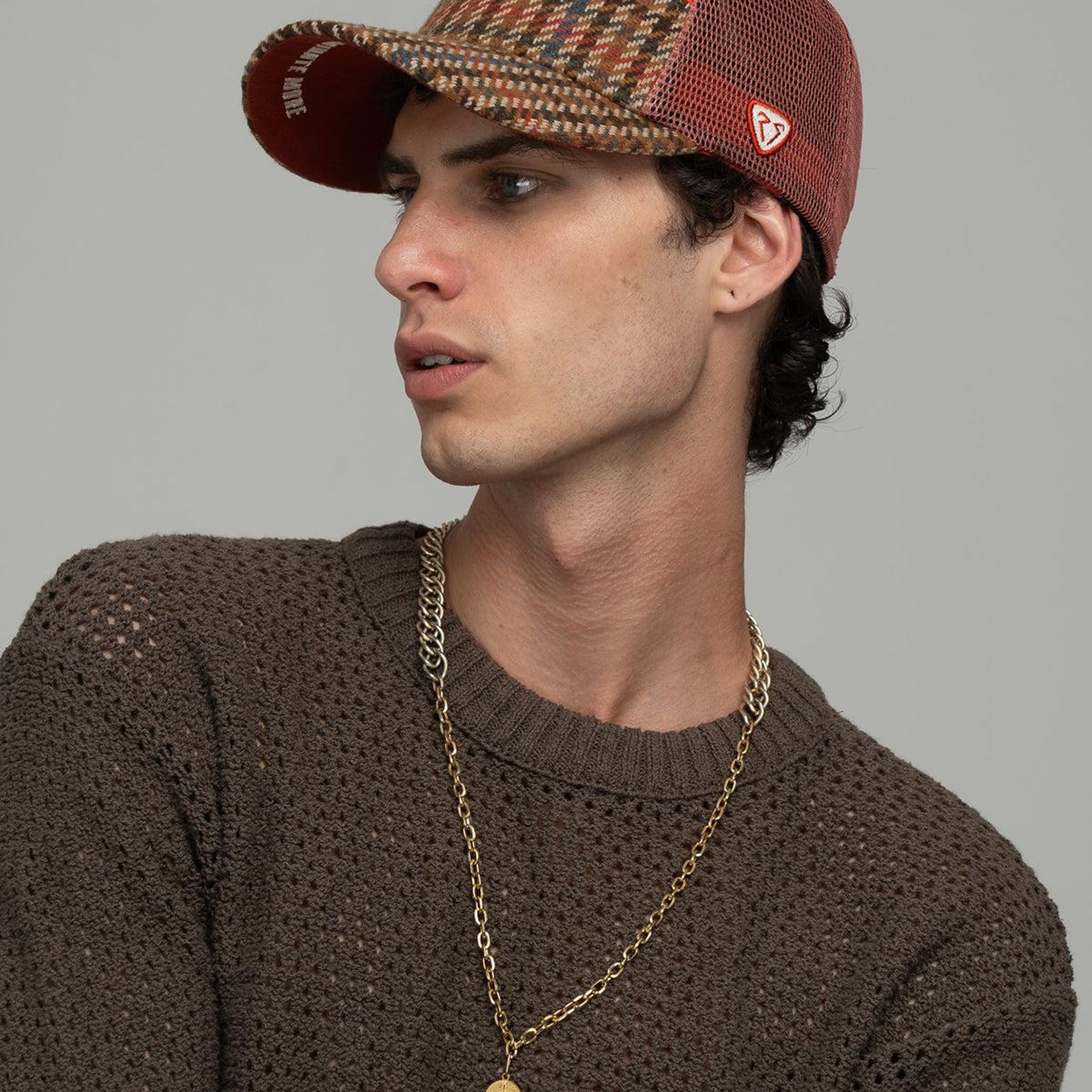 RustandRich - Trucker Hat-Curved Visor-Premium Collection-Royalty - Kadın Erkek - Kiremit