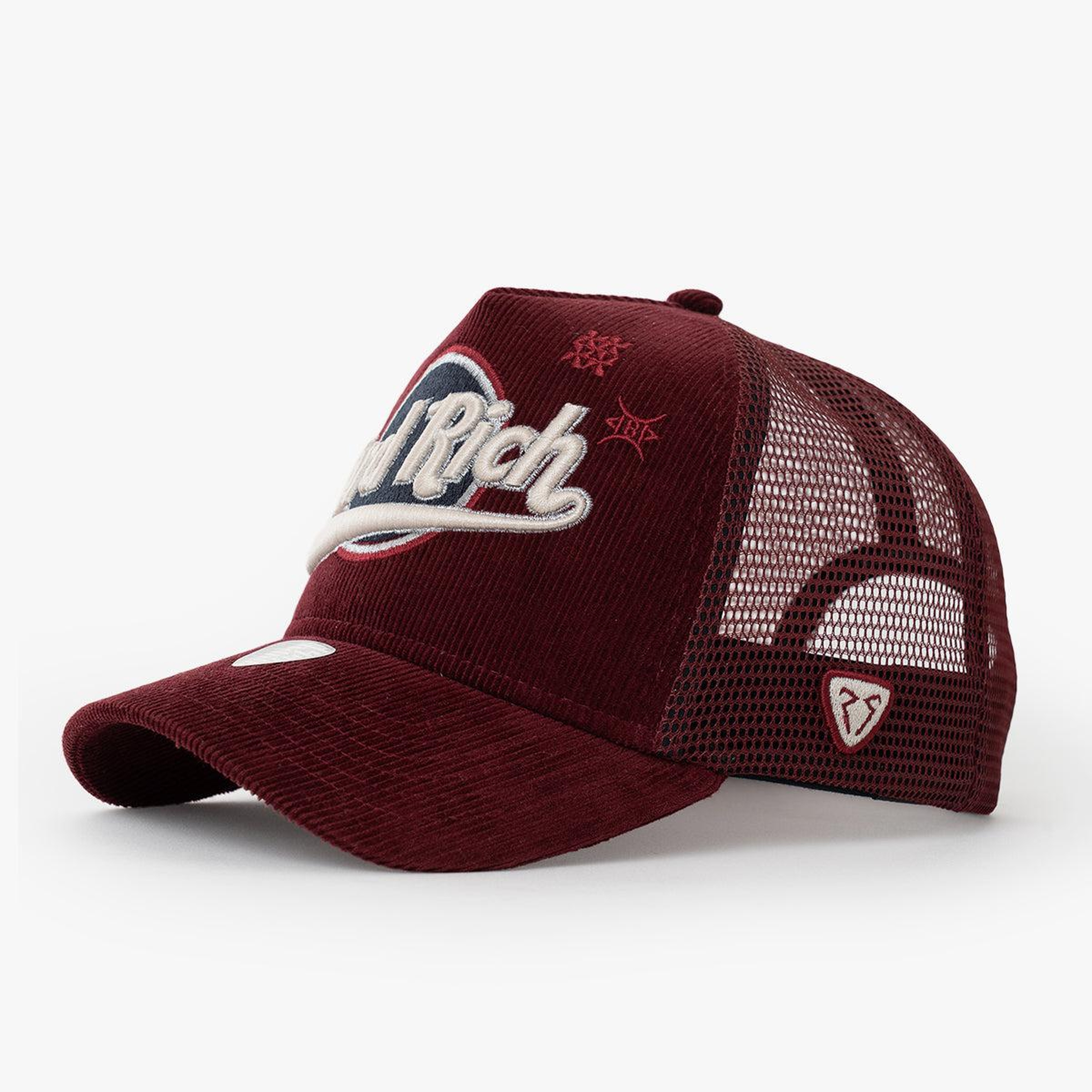 RustandRich - Trucker Hat-Hard Collection-Hard Rich - Kadın Erkek - Bordo