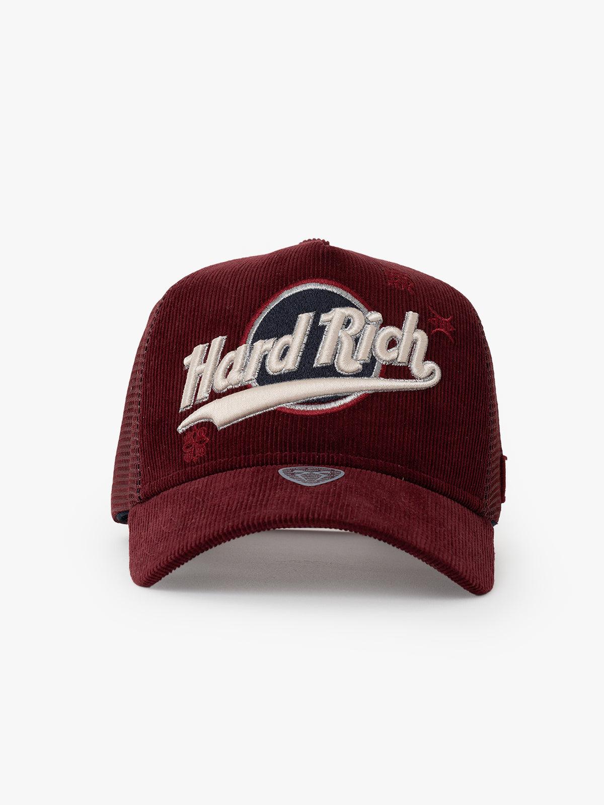 RustandRich - Trucker Hat-Hard Collection-Hard Rich - Kadın Erkek - Bordo