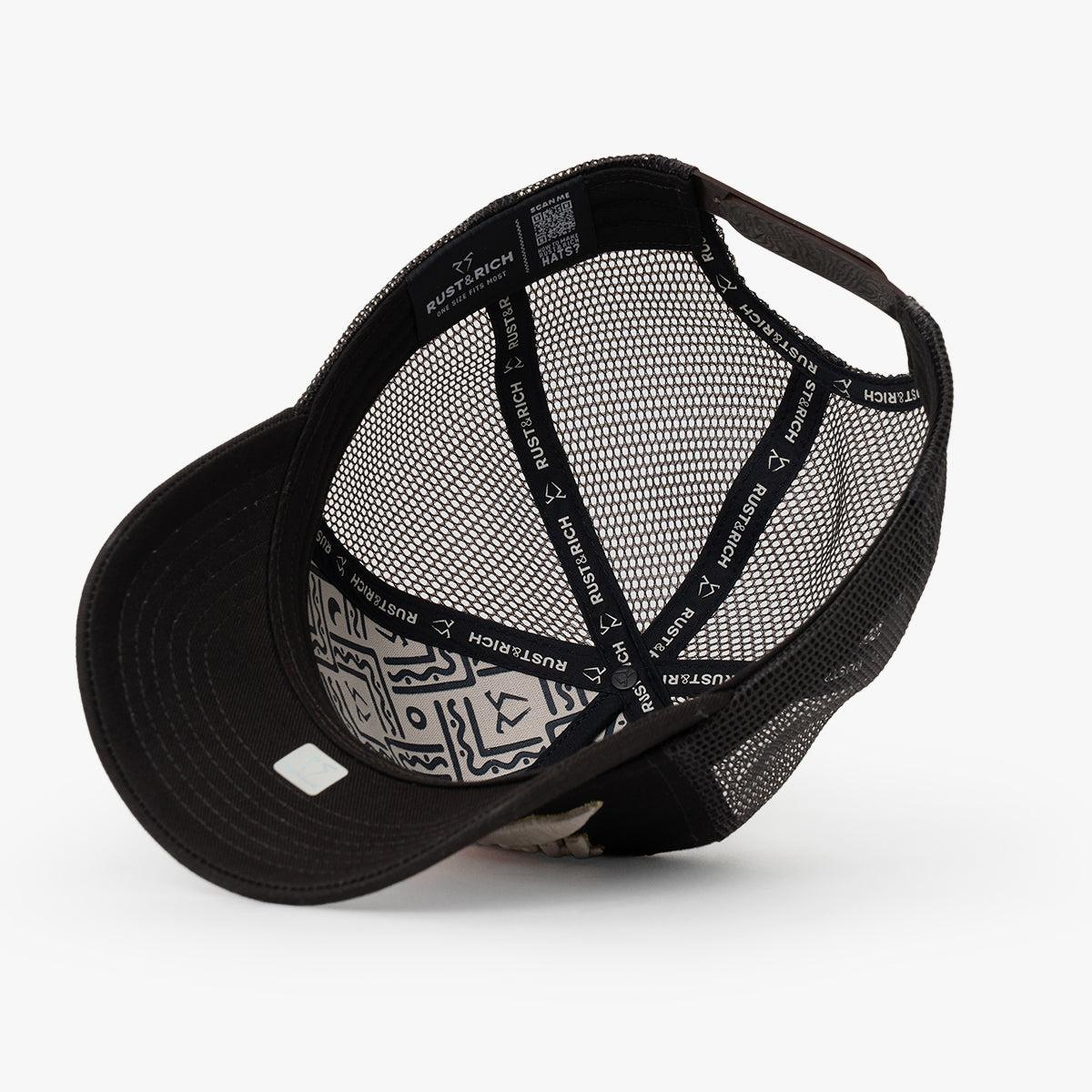 RustandRich - Trucker Hat-Hard Collection-Hard Jazz - Kadın Erkek - Kahverengi