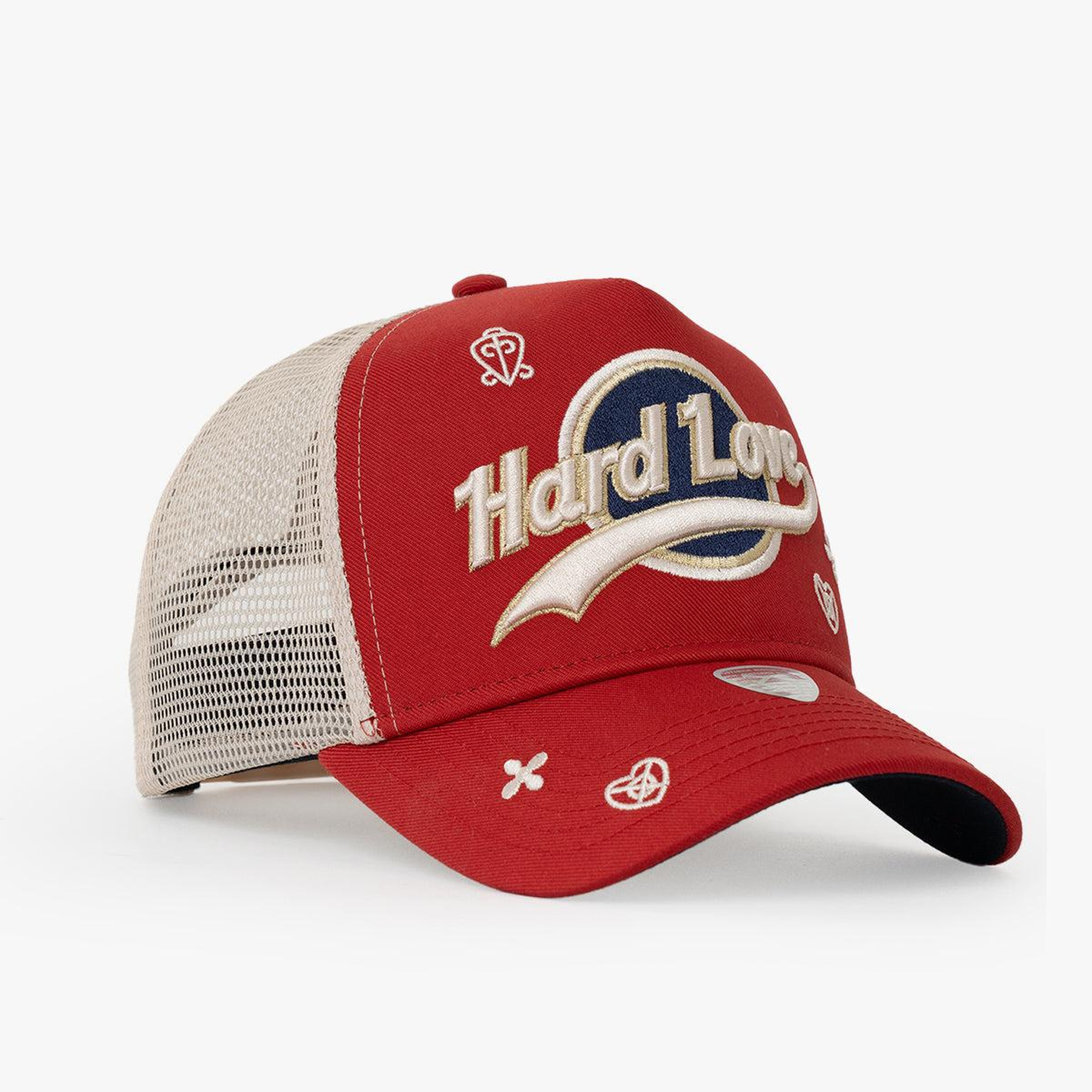 RustandRich - Trucker Hat-Hard Collection-Hard Love - Kadın Erkek - Kırmızı