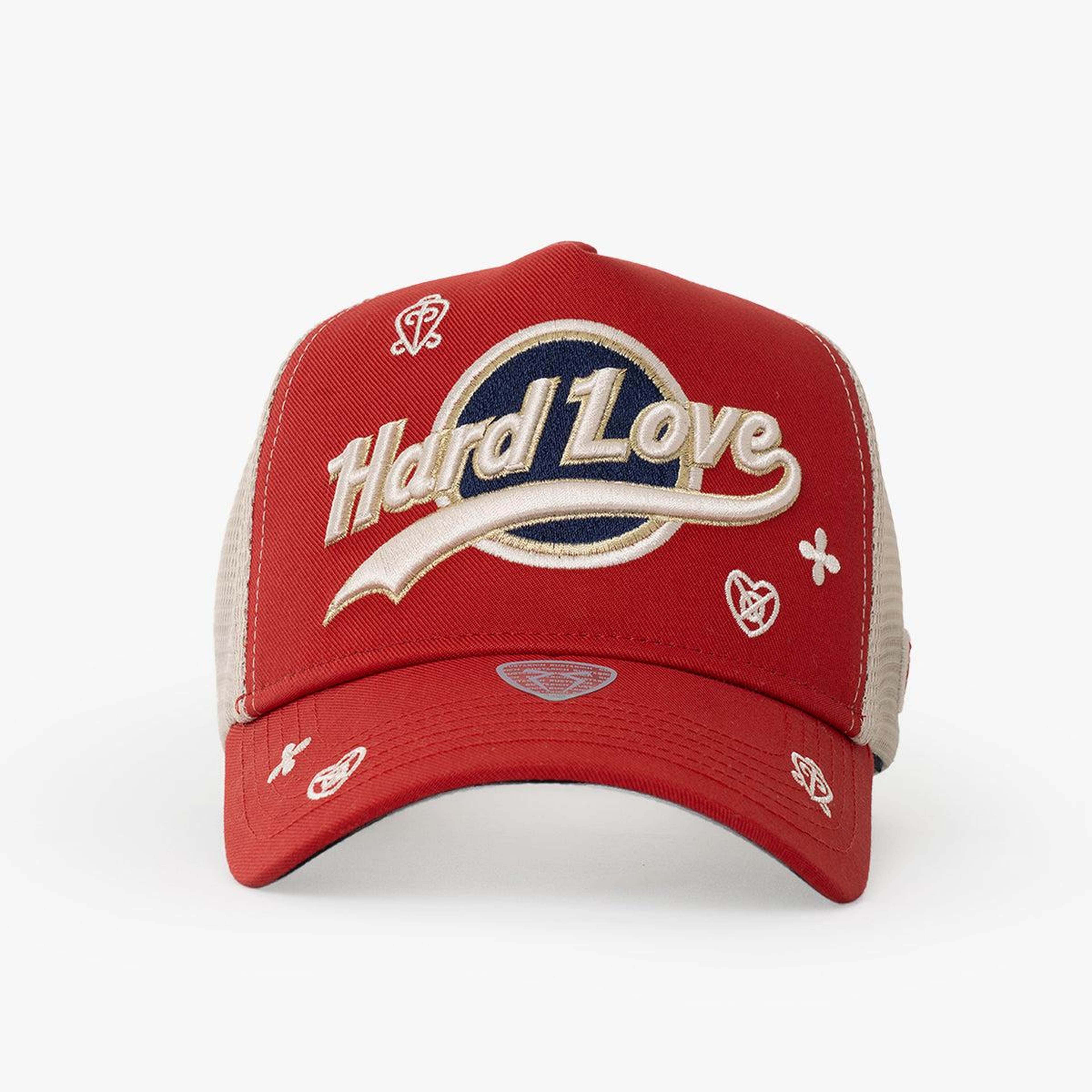 RustandRich - Trucker Hat-Hard Collection-Hard Love - Kadın Erkek - Kırmızı