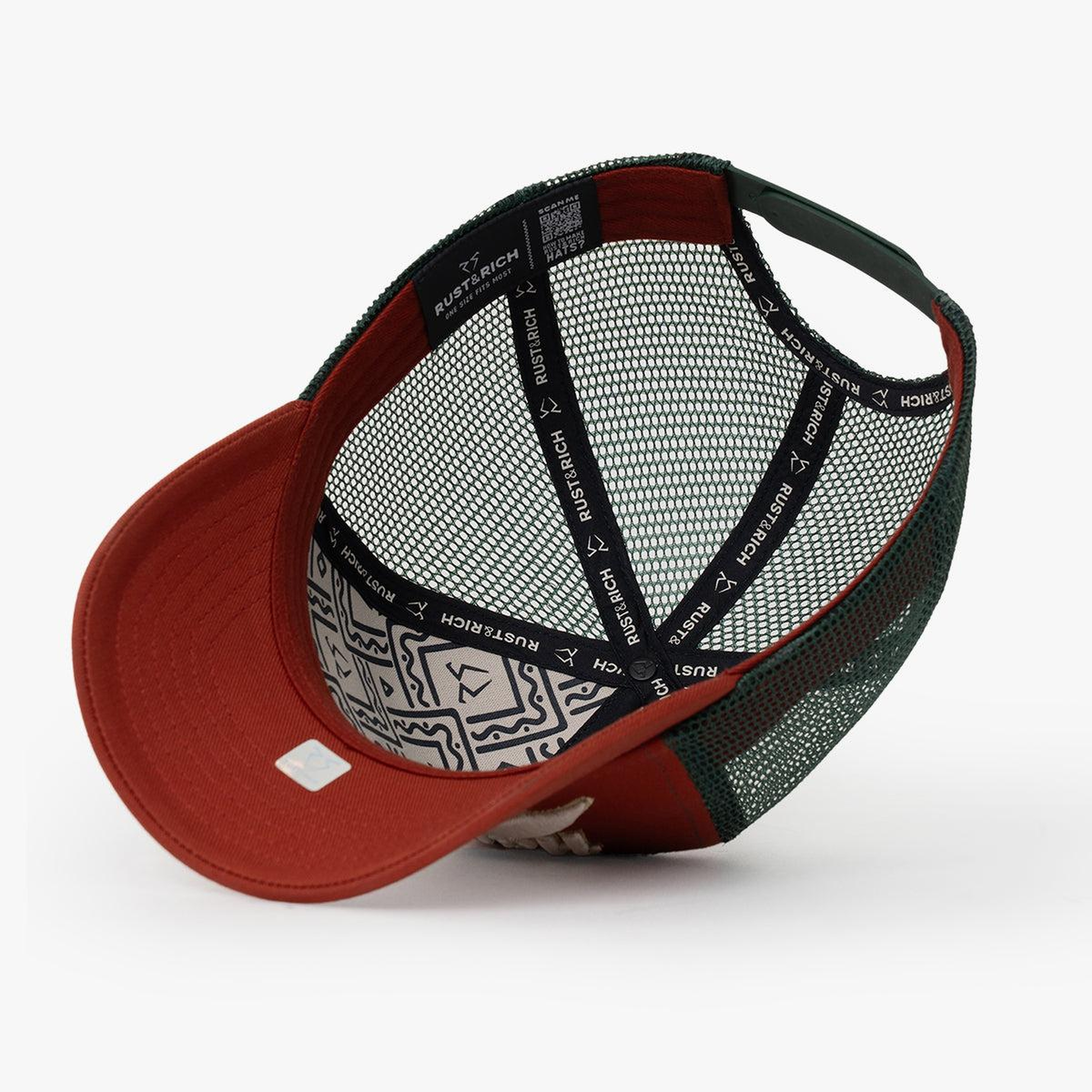 RustandRich - Trucker Hat-Hard Collection-Hard Jazz - Kadın Erkek - Kiremit