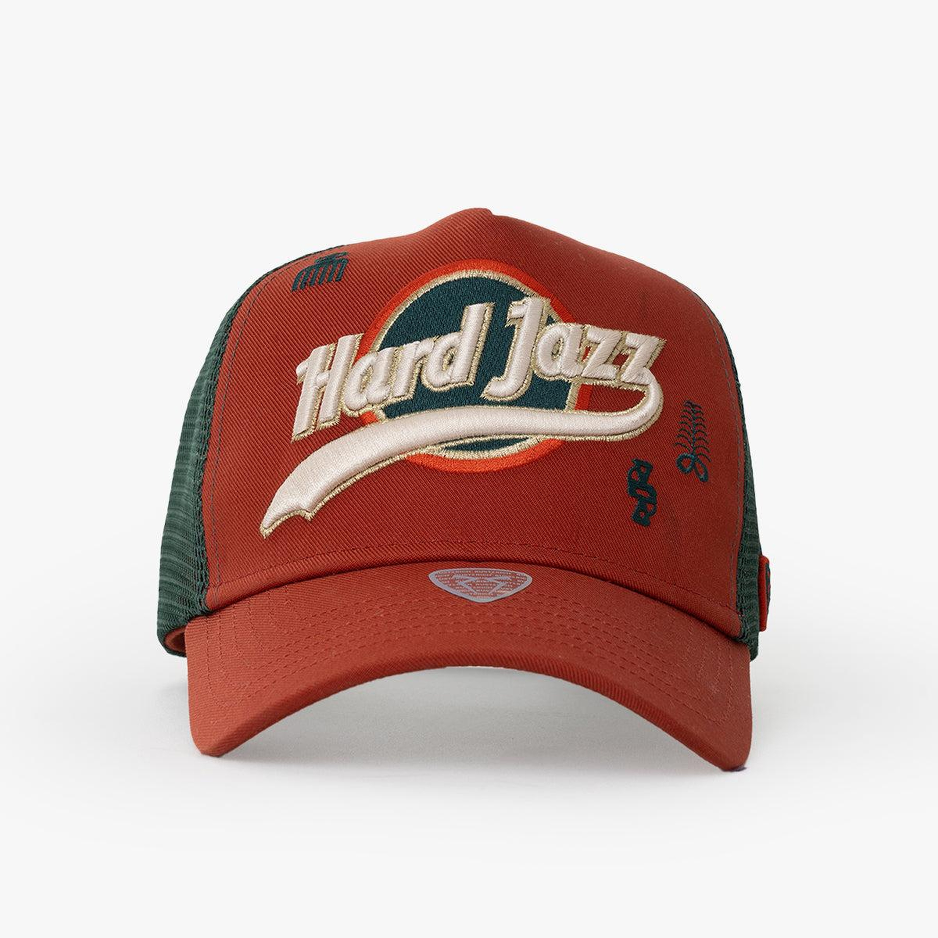 RustandRich - Trucker Hat-Hard Collection-Hard Jazz - Kadın Erkek - Kiremit