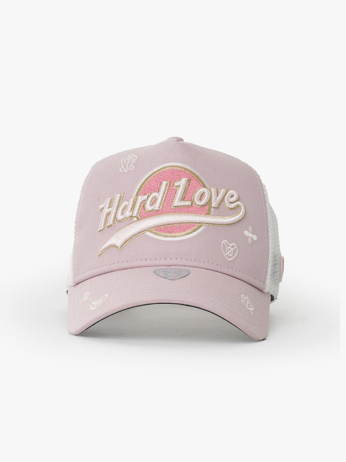 RustandRich - Trucker Hat-Hard Collection-Hard Love - Kadın Erkek - Pudra