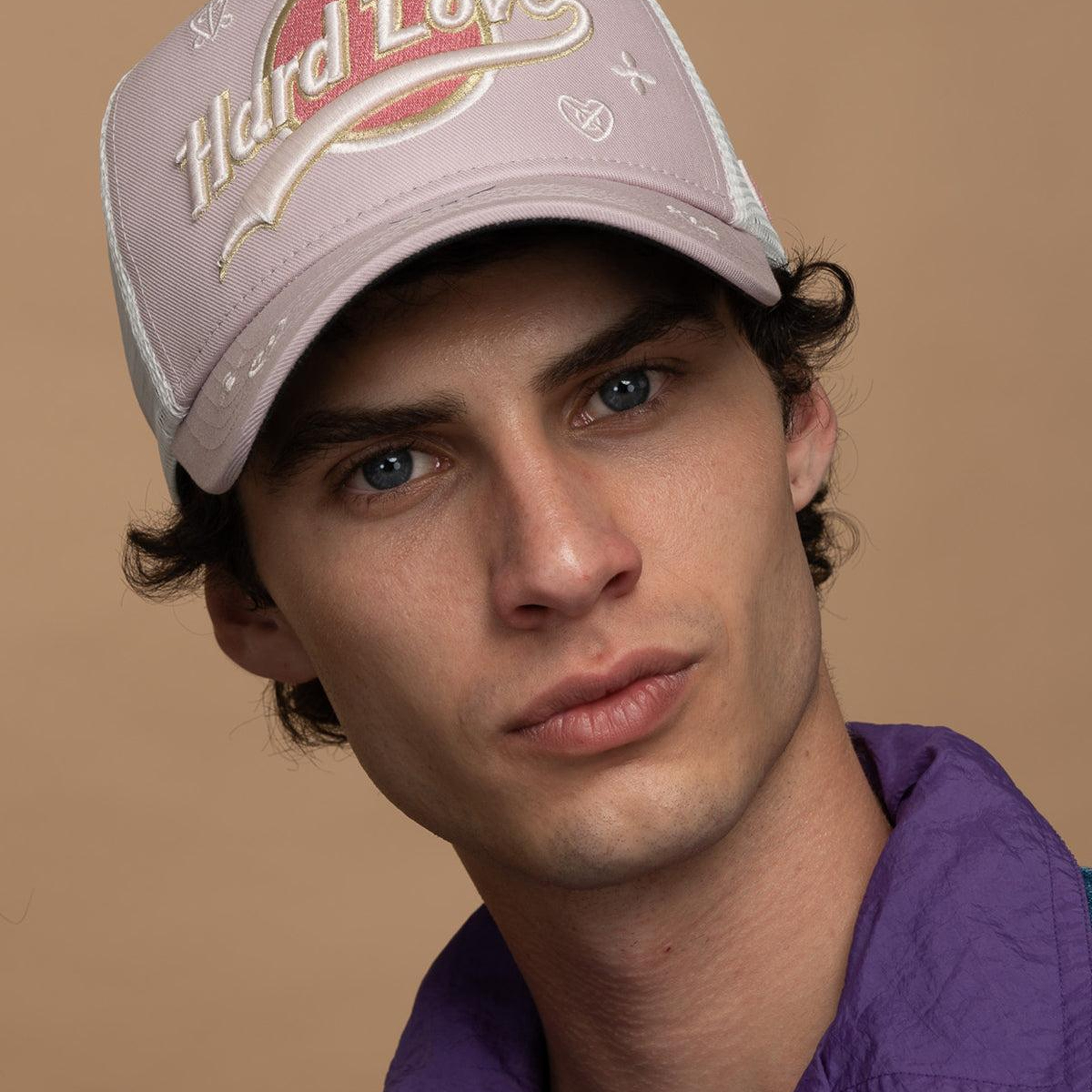 RustandRich - Trucker Hat-Hard Collection-Hard Love - Kadın Erkek - Pudra