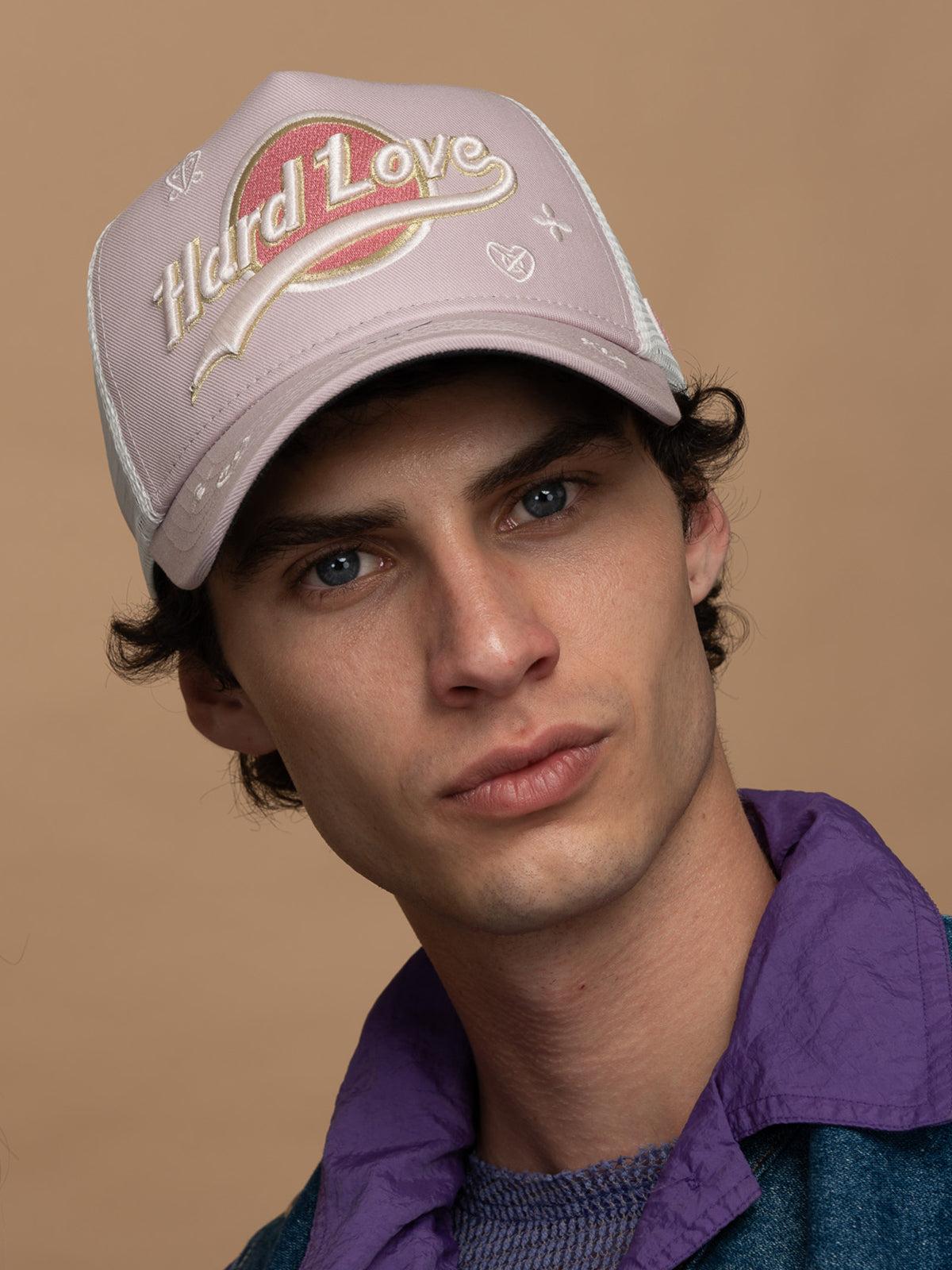 RustandRich - Trucker Hat-Hard Collection-Hard Love - Kadın Erkek - Pudra
