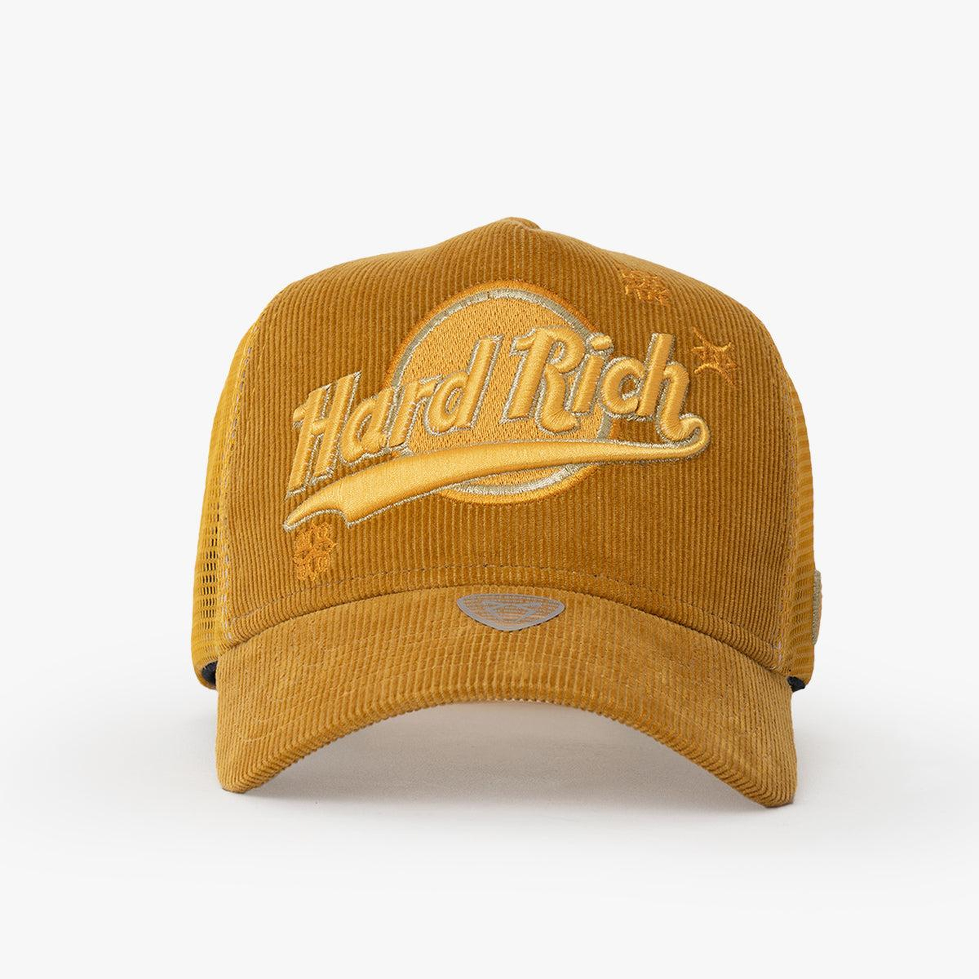 RustandRich - Trucker Hat-Hard Collection-Hard Rich - Kadın Erkek - Sarı
